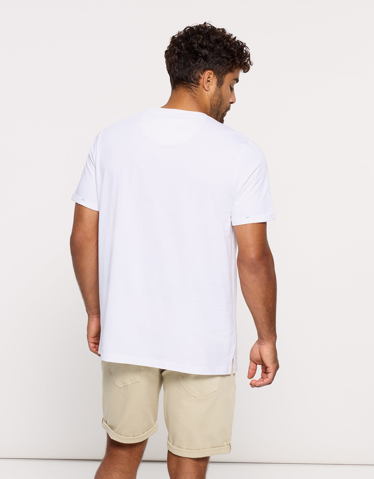 Camiseta Manga Corta Blanco - Mazer 3