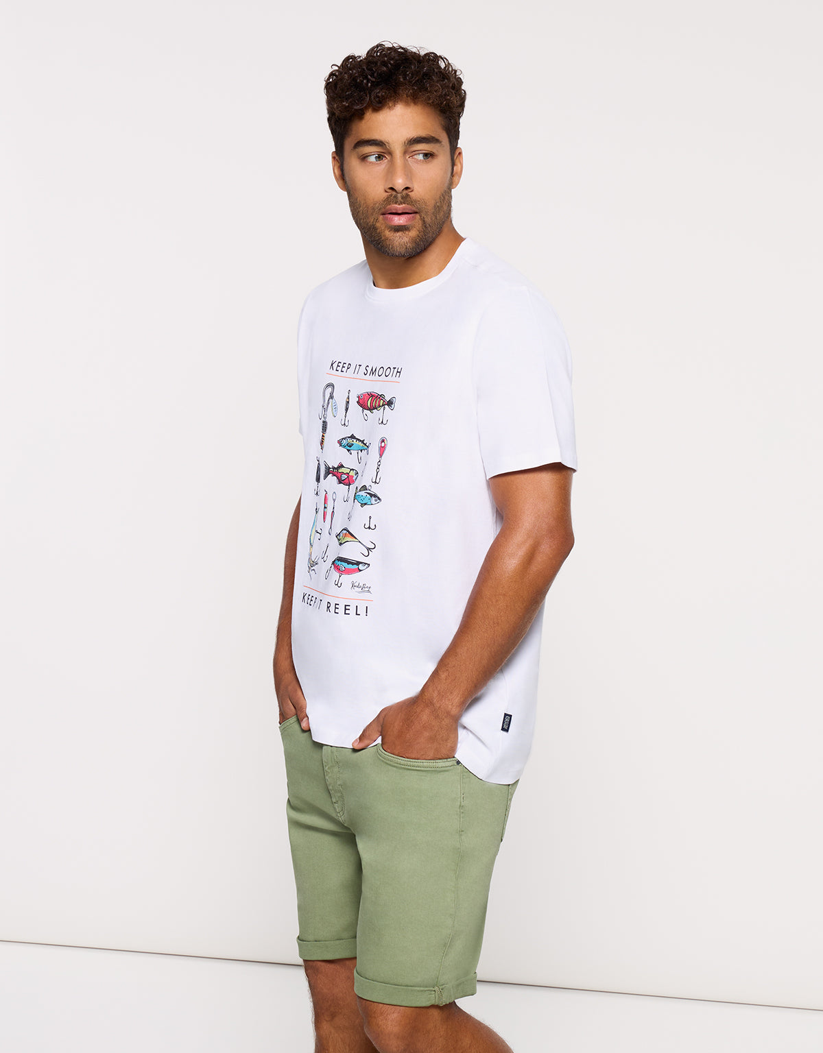 Camiseta Manga Corta Blanco - Nichols 2