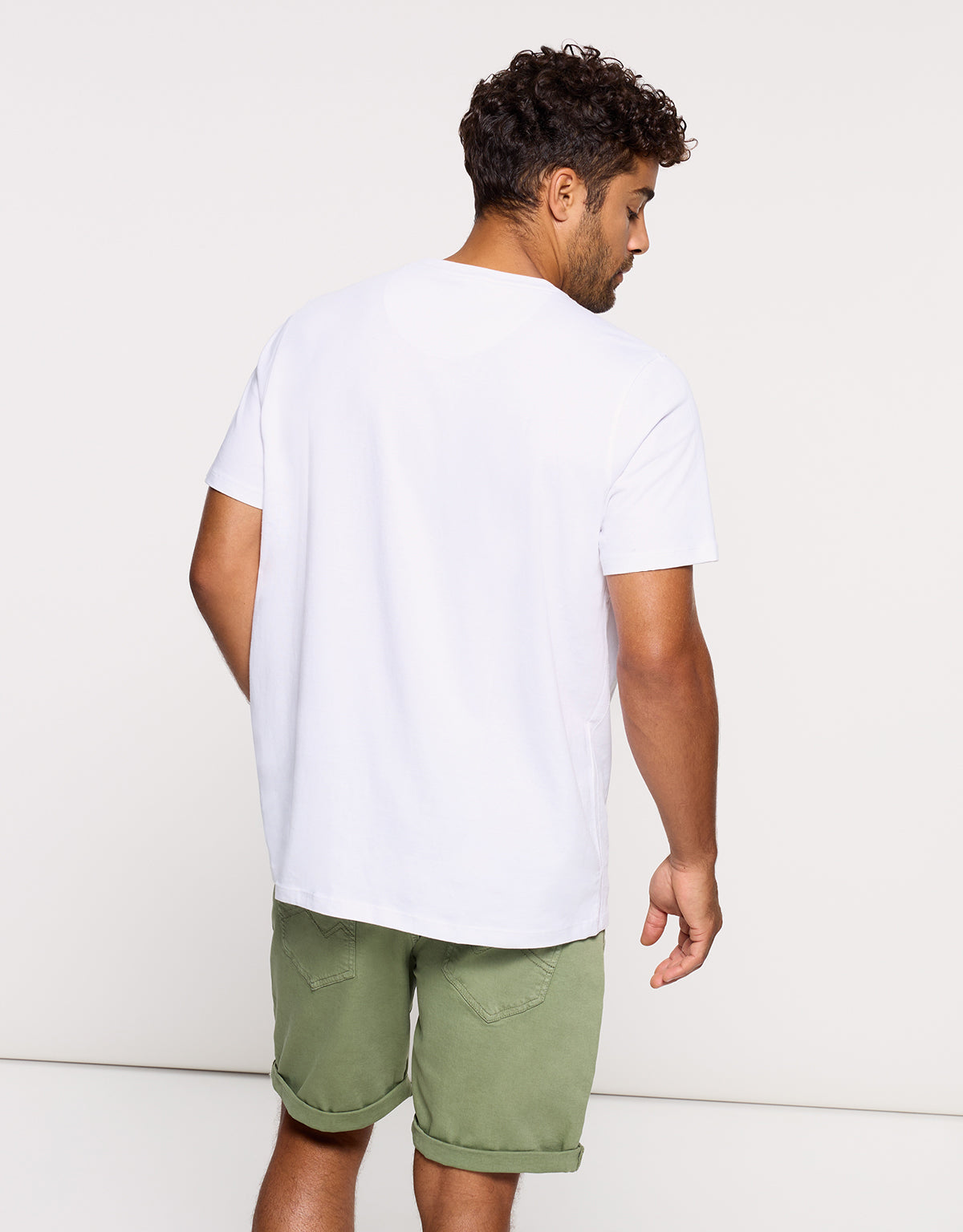 Camiseta Manga Corta Blanco - Nichols 3