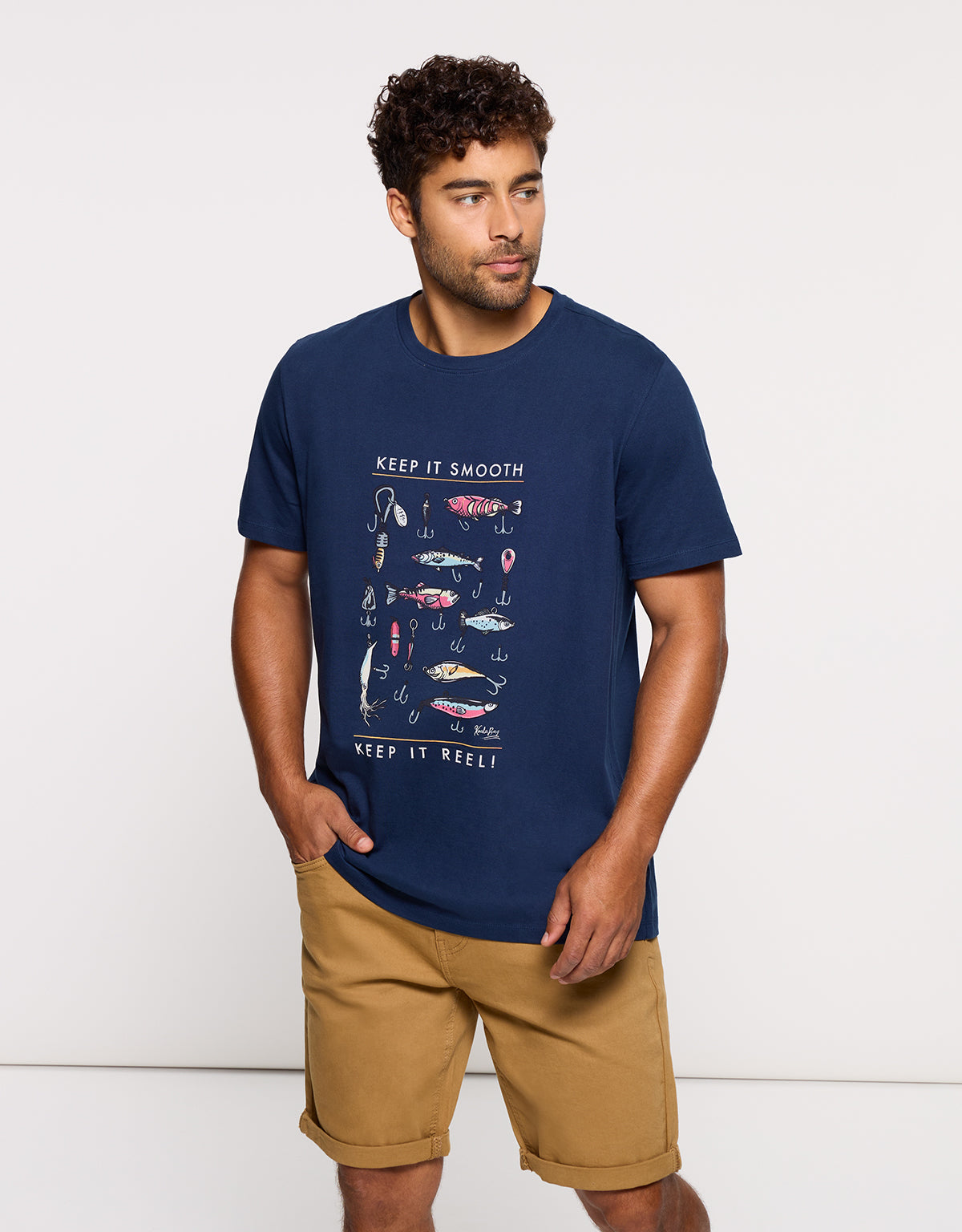 Camiseta Manga Corta Azul Marino - Nichols