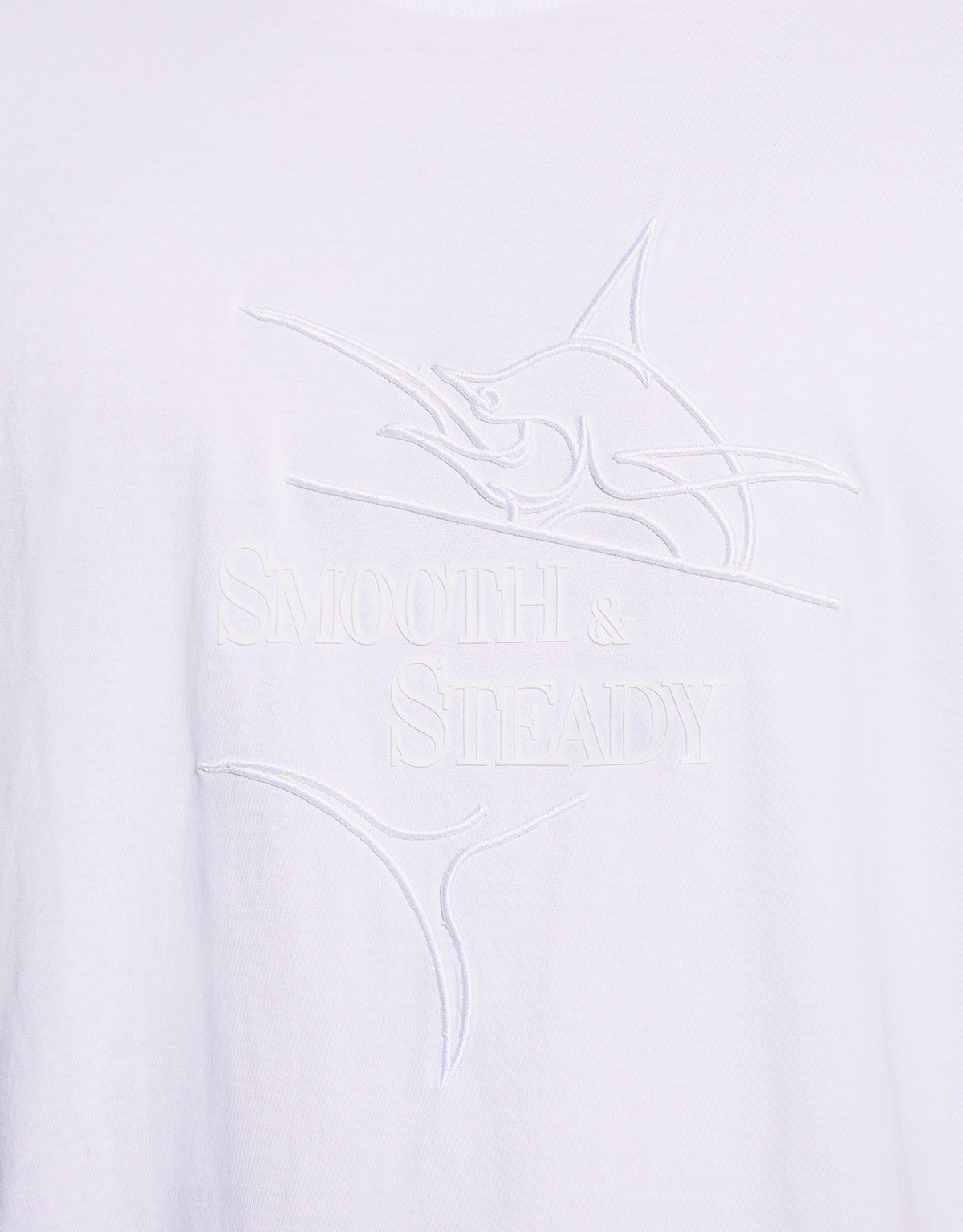 Camiseta Manga Corta Blanco - Steady 5