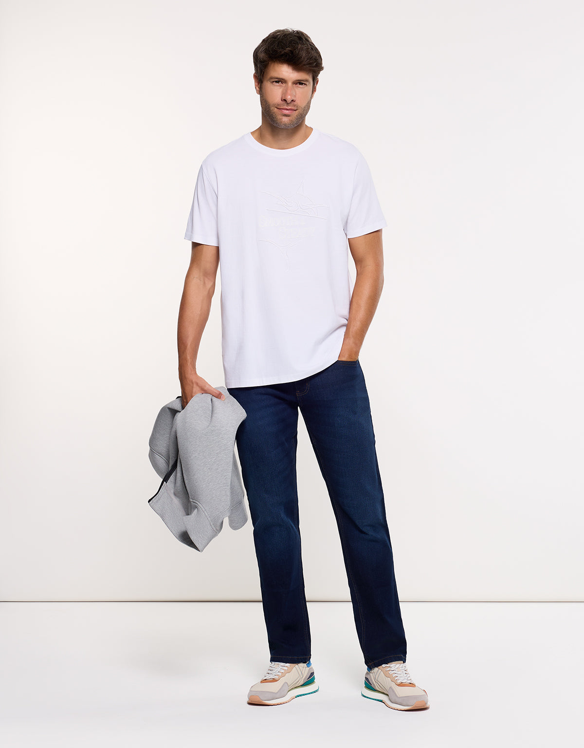 Camiseta Manga Corta Blanco - Steady 7