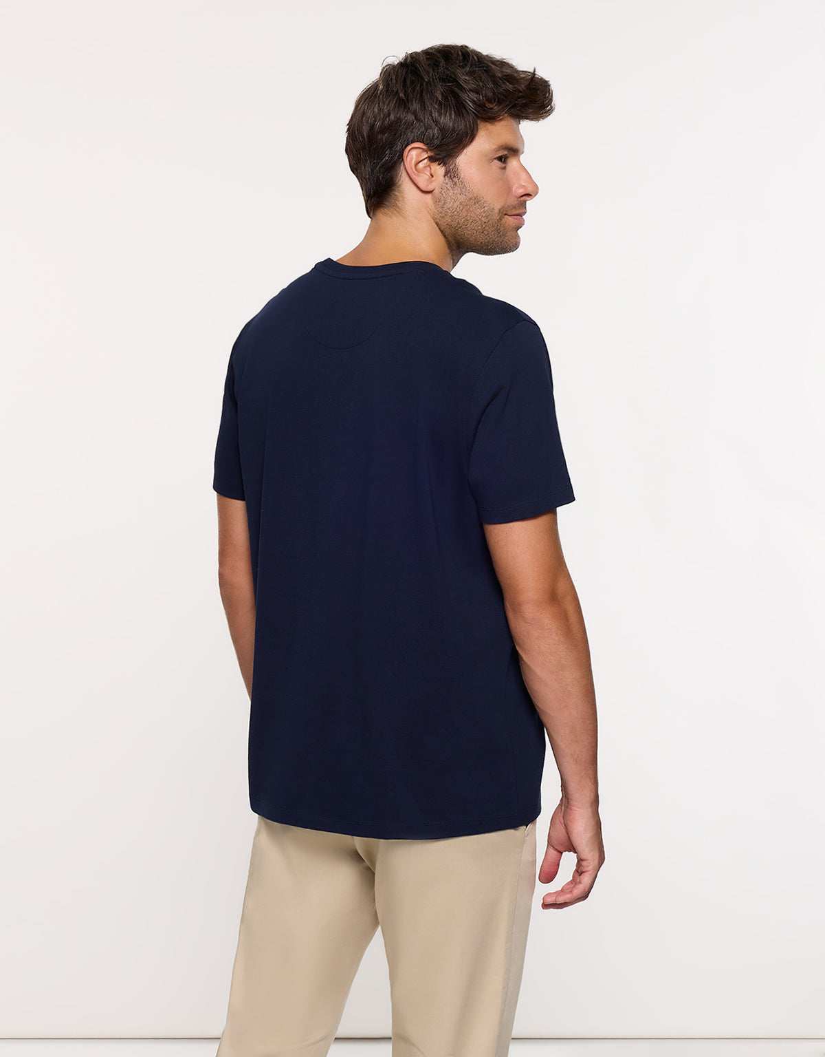 Camiseta Manga Corta Azul Marino - Steady 4