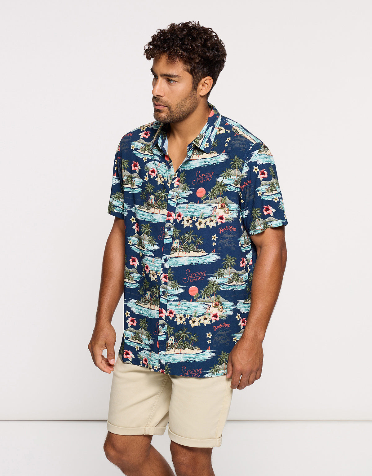 Camisa Manga Corta Azul Marino - Cashito 2