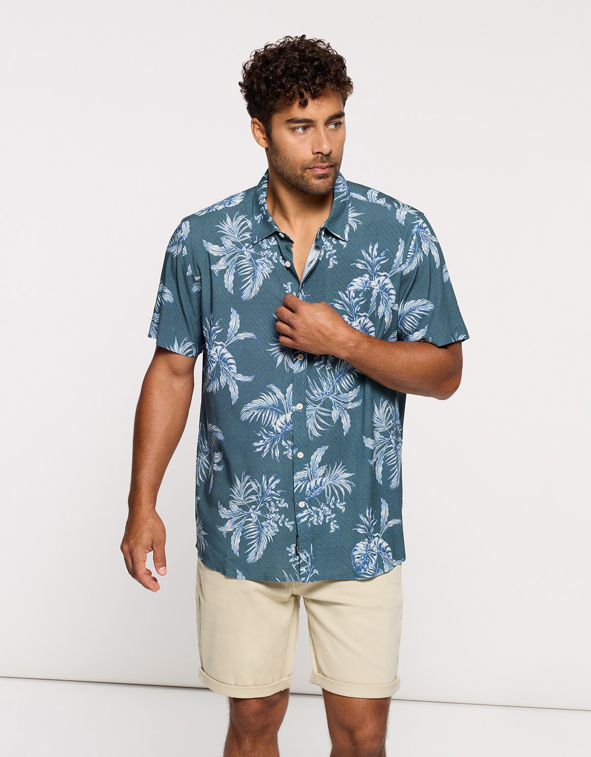 Camisa Manga Corta Verde - Jungleblue