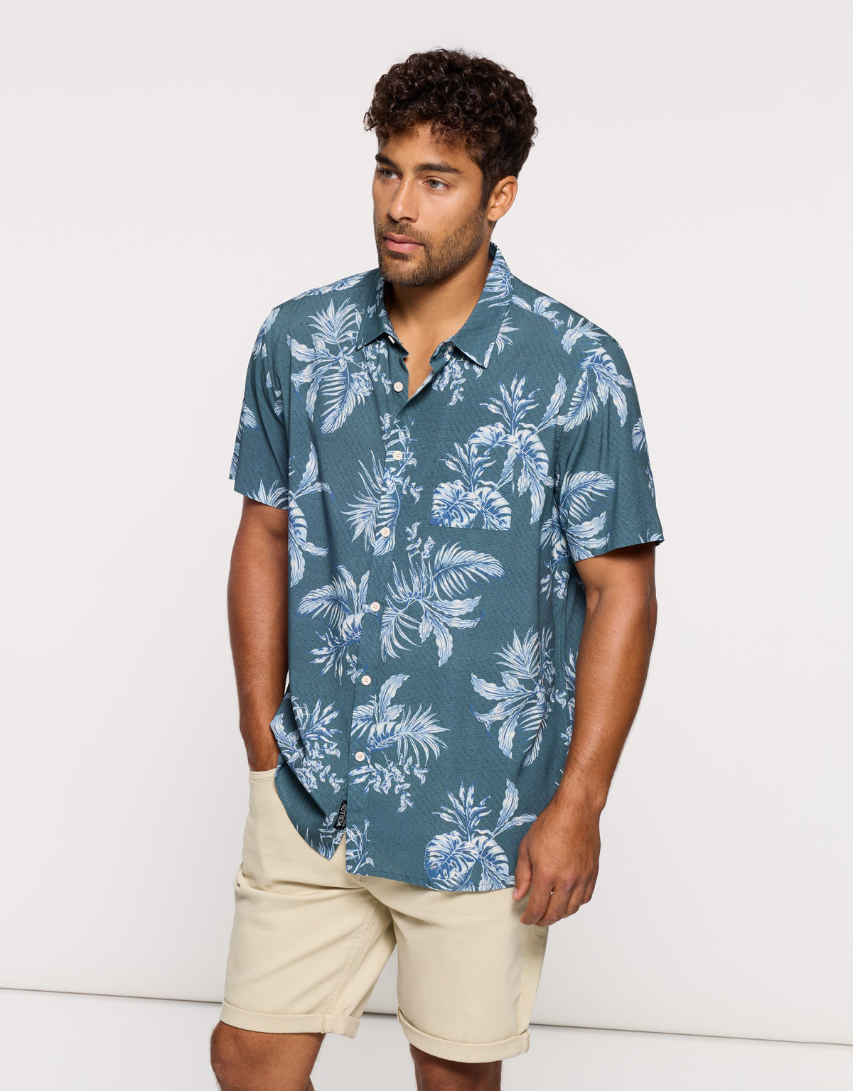 Camisa Manga Corta Verde - Jungleblue 3