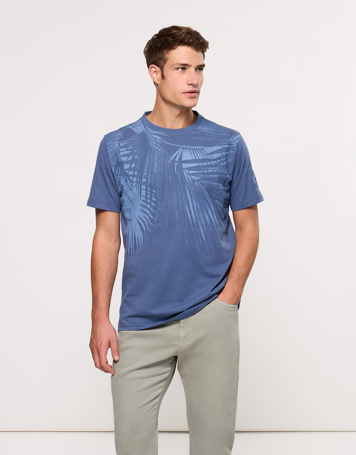 Camiseta Manga Corta Azul - Nunobet