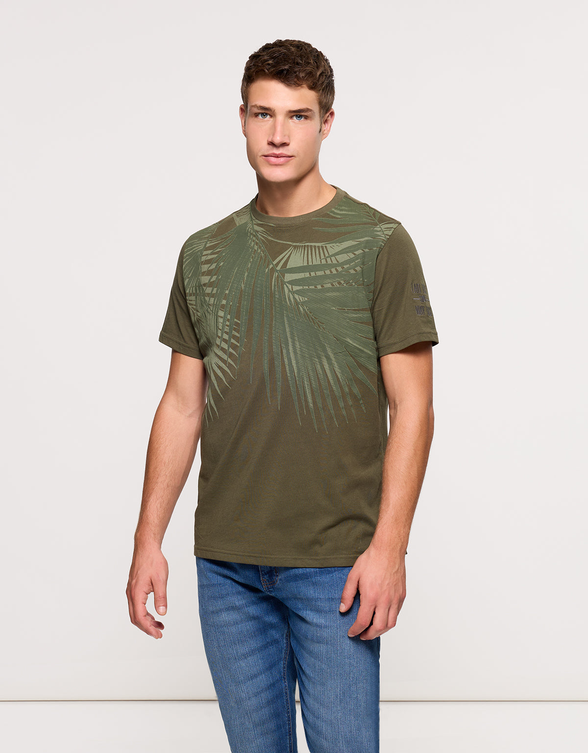 Camiseta Manga Corta Caqui- Nunobet