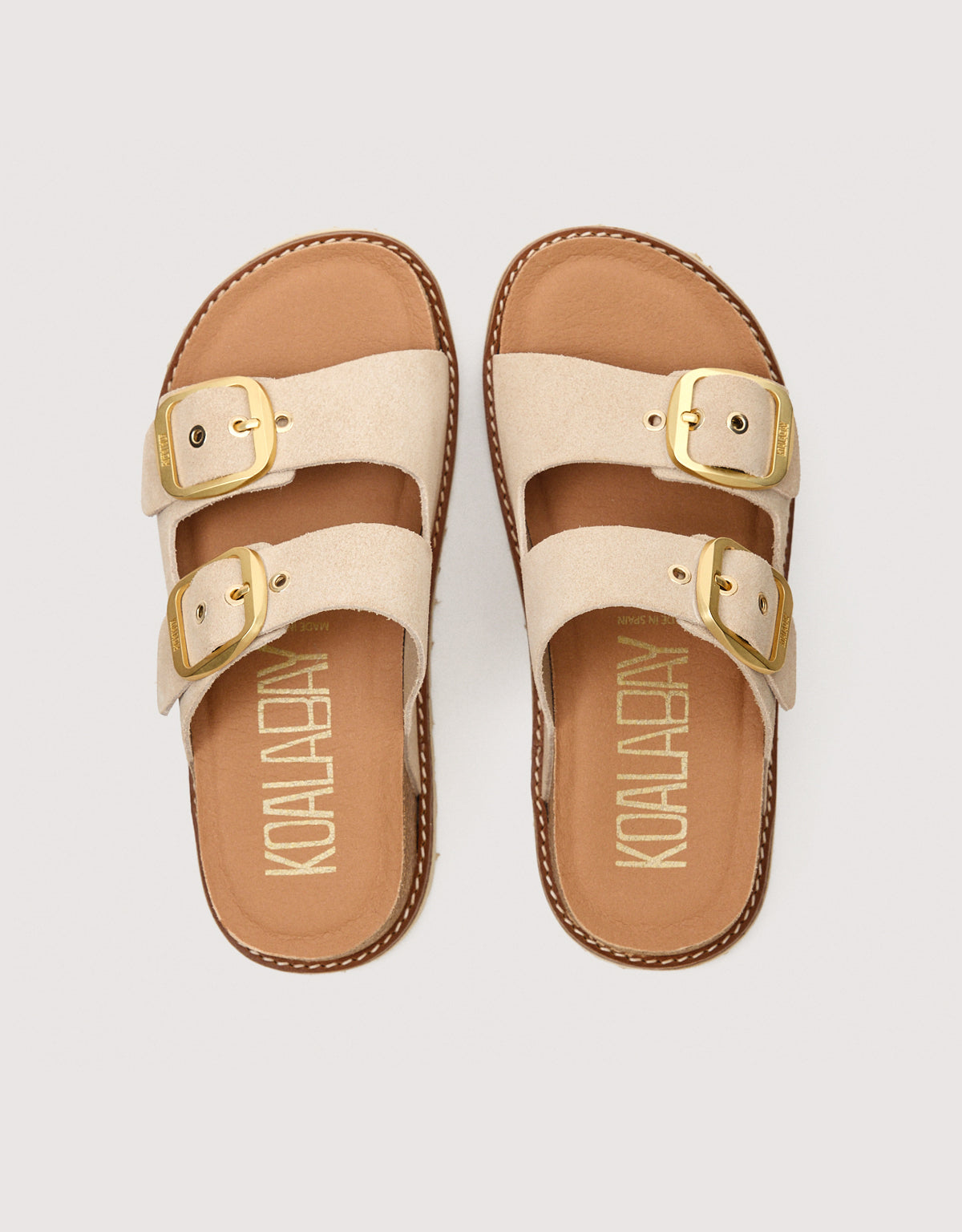 Sandalia Bio Piel Arena con Cuña - Sintran 4