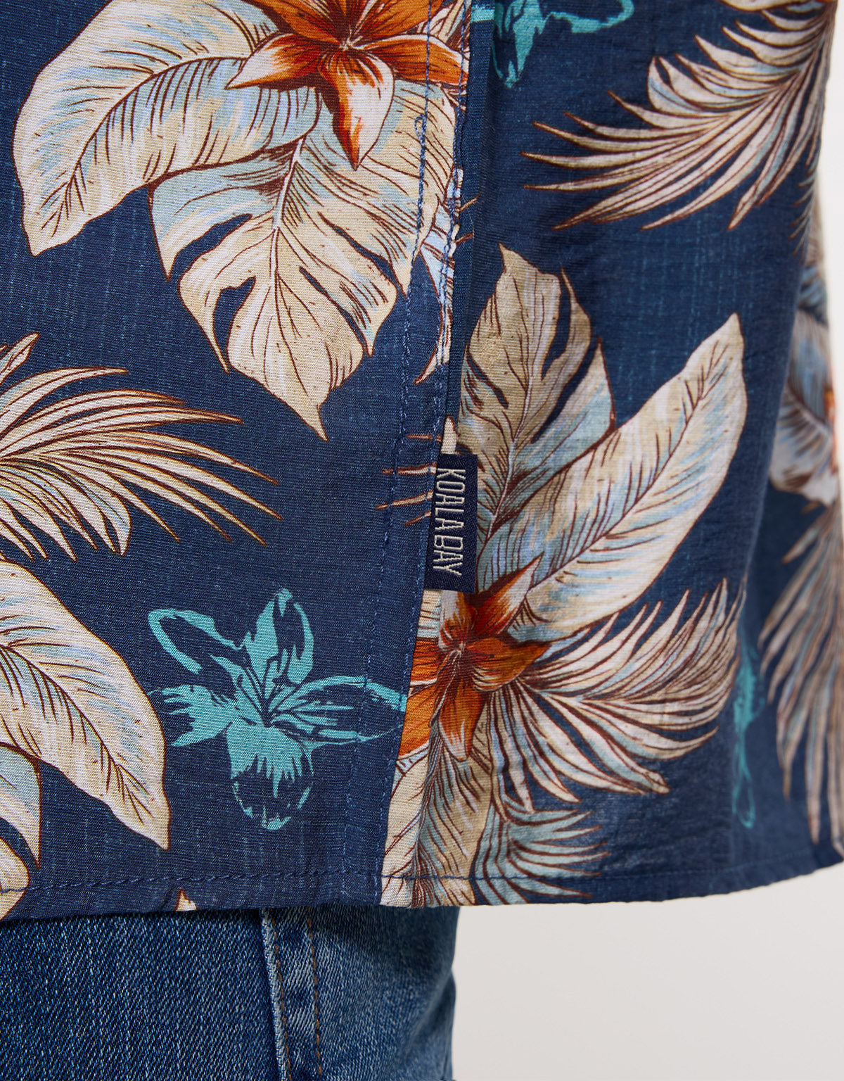 Camisa Manga Corta Azul Marino - Onail 5