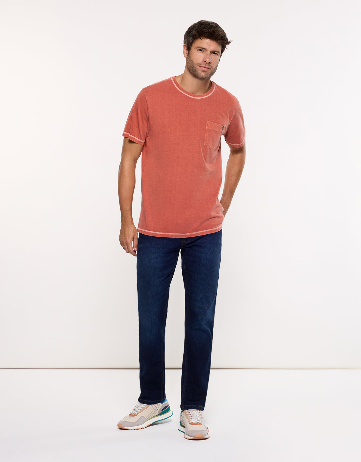 Camiseta Manga Corta Naranja - Gstin2 7