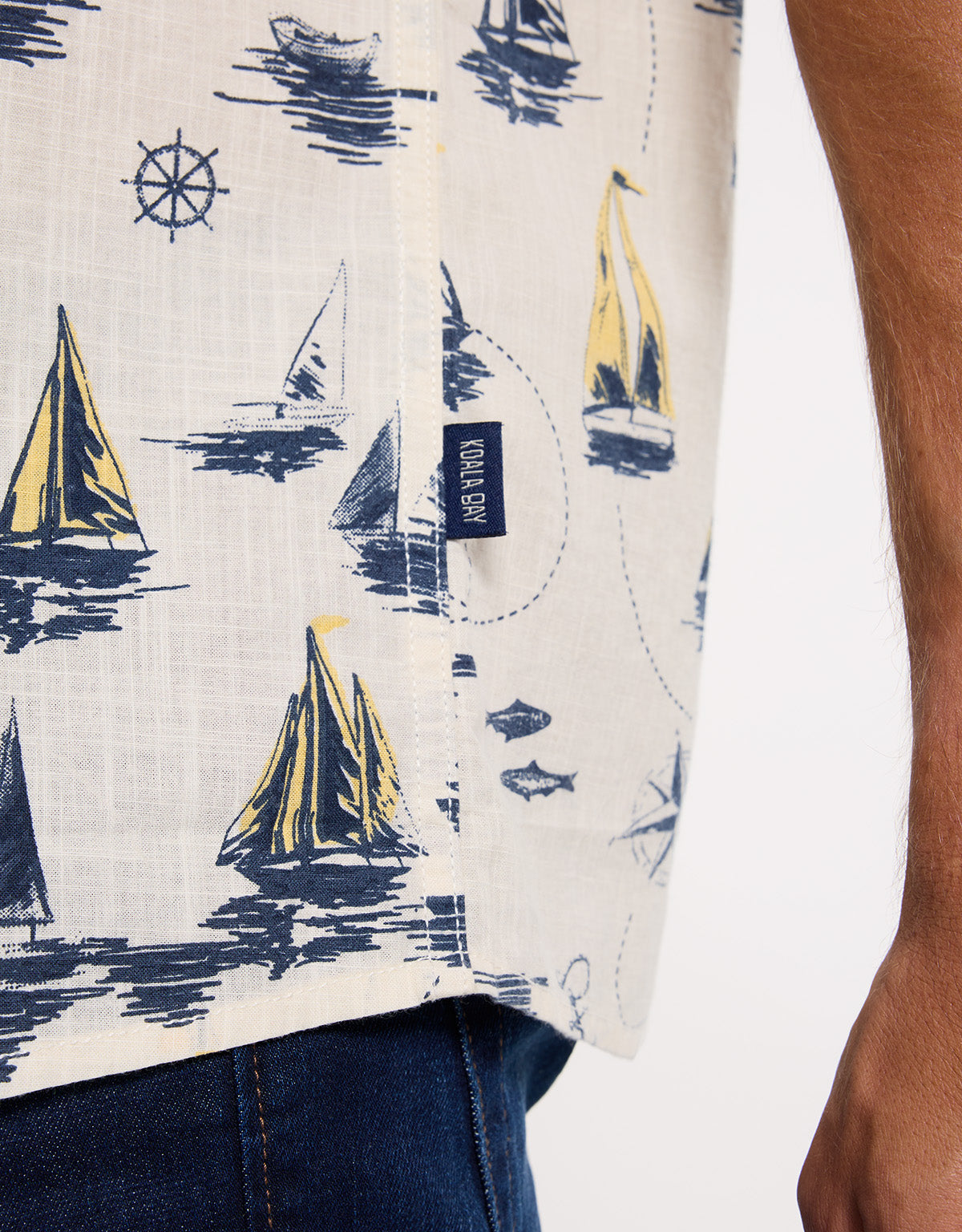 Camisa Manga Corta Blanca - Seaships 6