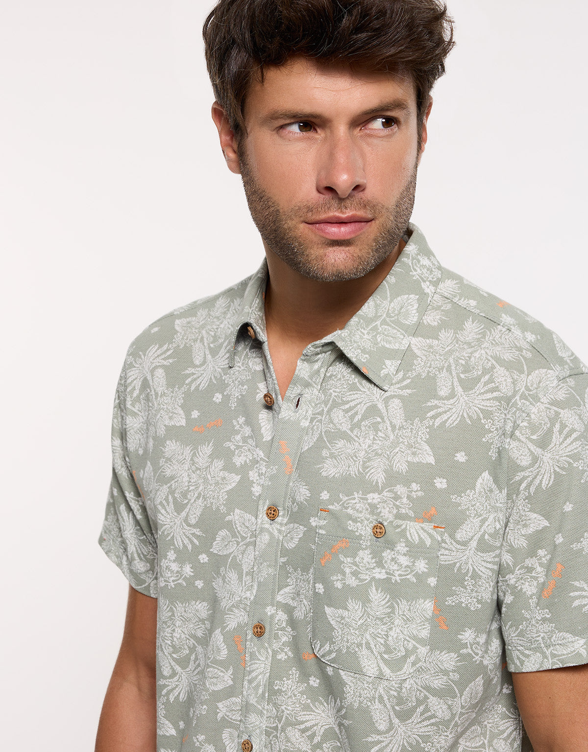 Camisa Manga Corta Caqui - Tryndamere 2