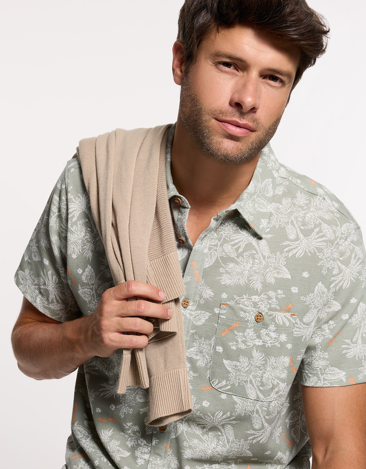 Camisa Manga Corta Caqui - Tryndamere 5