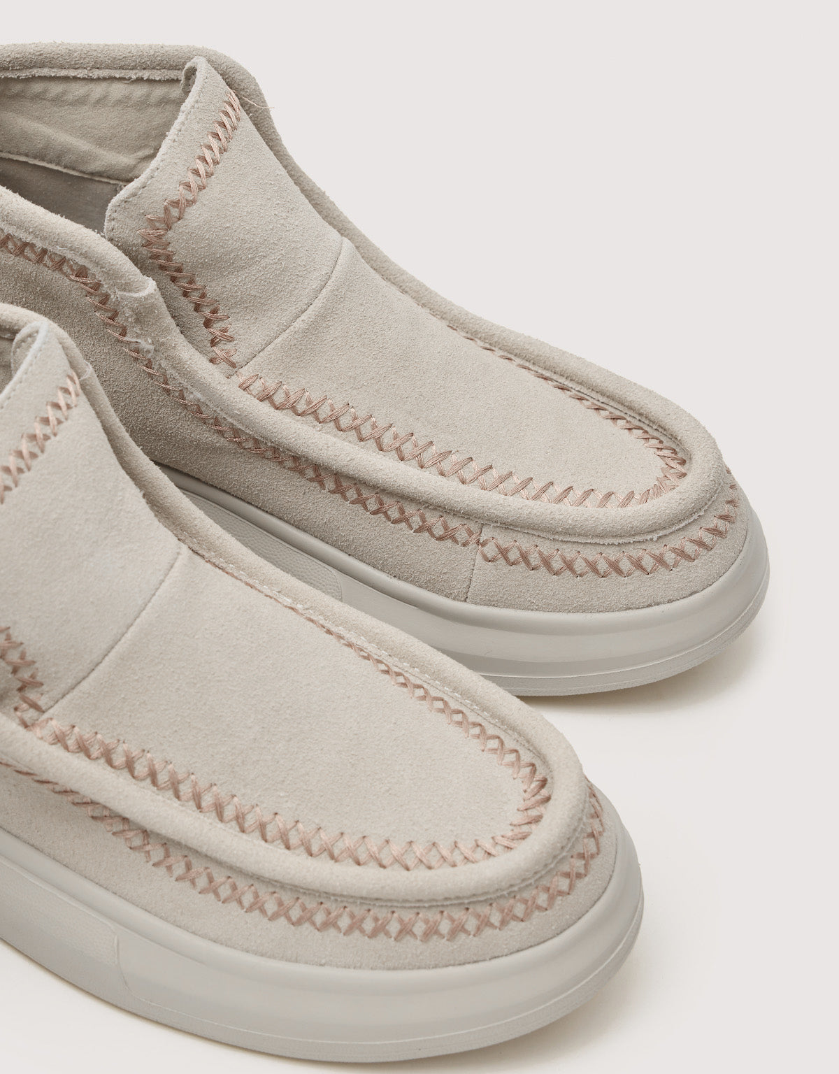 Botines Piel Serraje Beige - Tundra