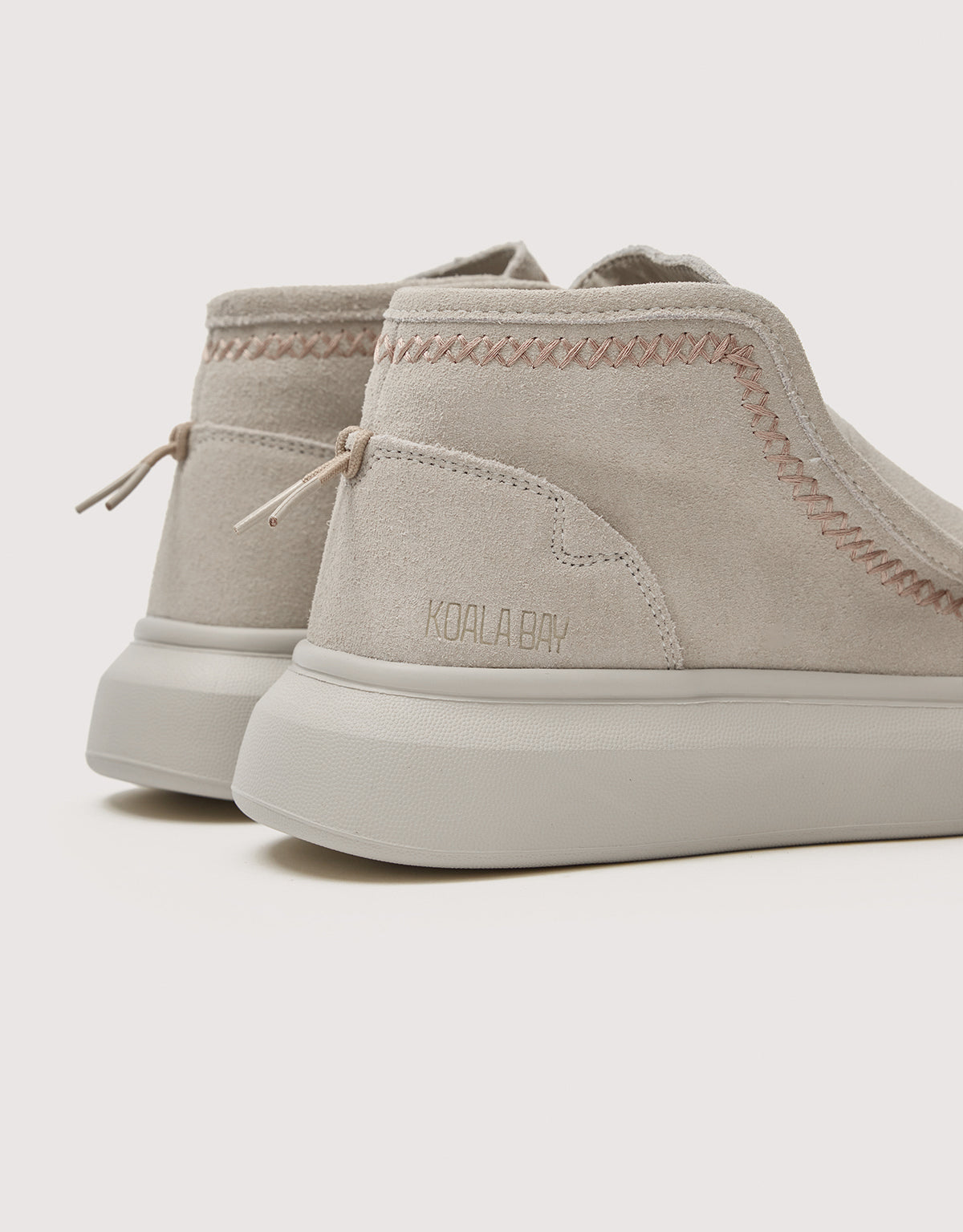 Botines Piel Serraje Beige - Tundra