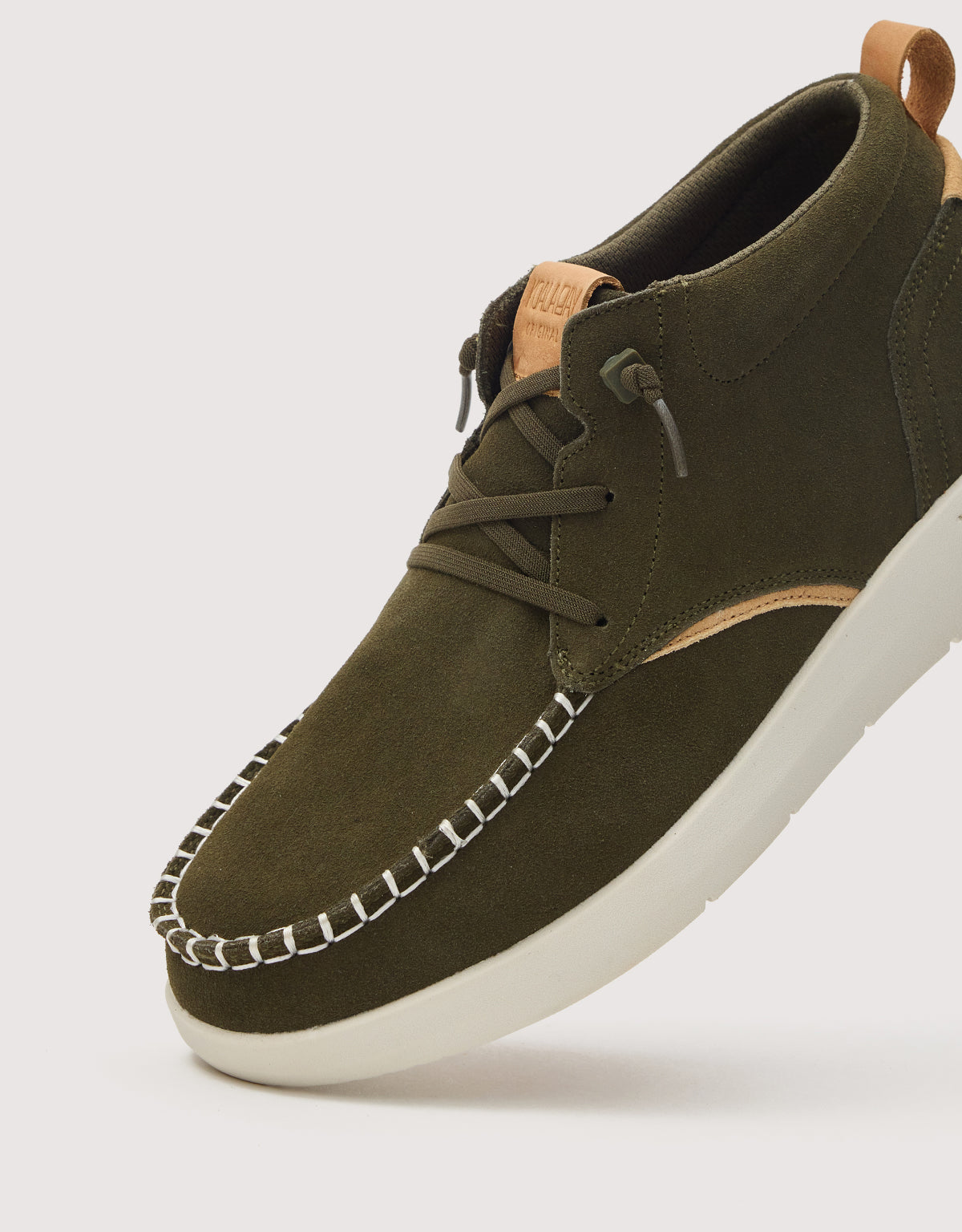 Botín Casual Caqui de Serraje - Timber 4