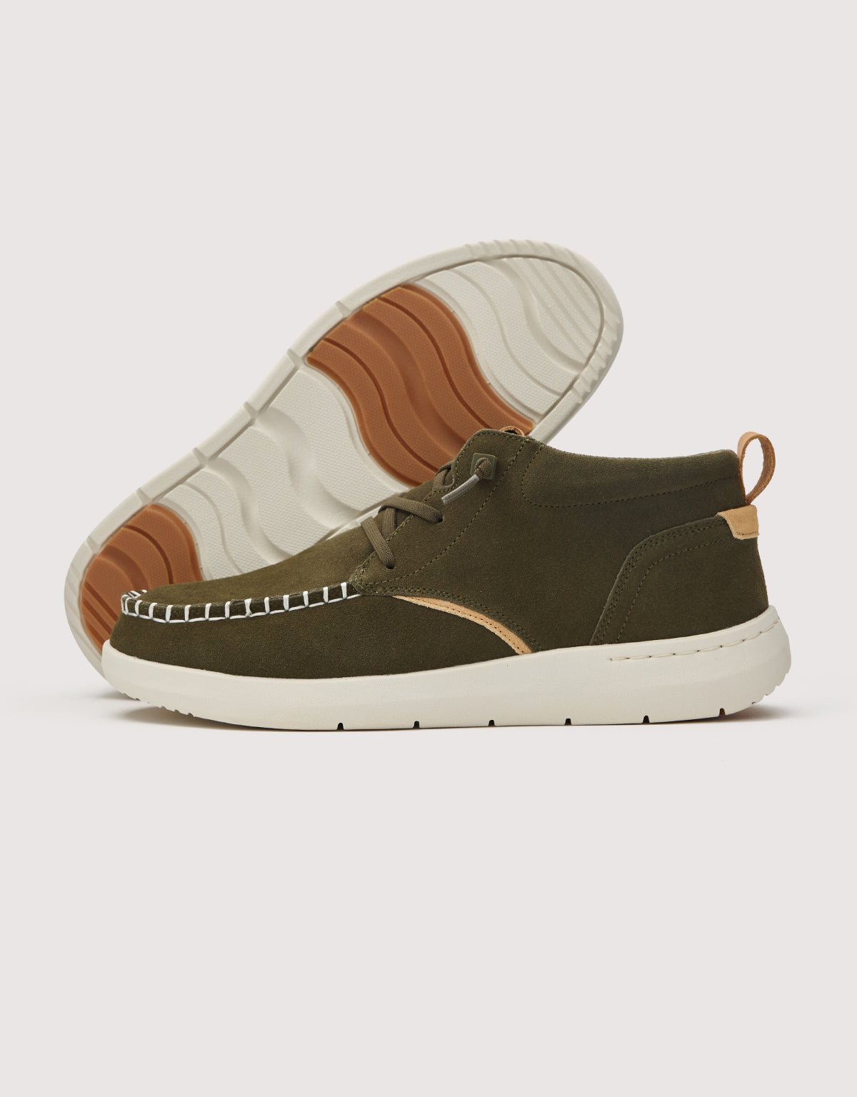 Botín Casual Caqui de Serraje - Timber 5