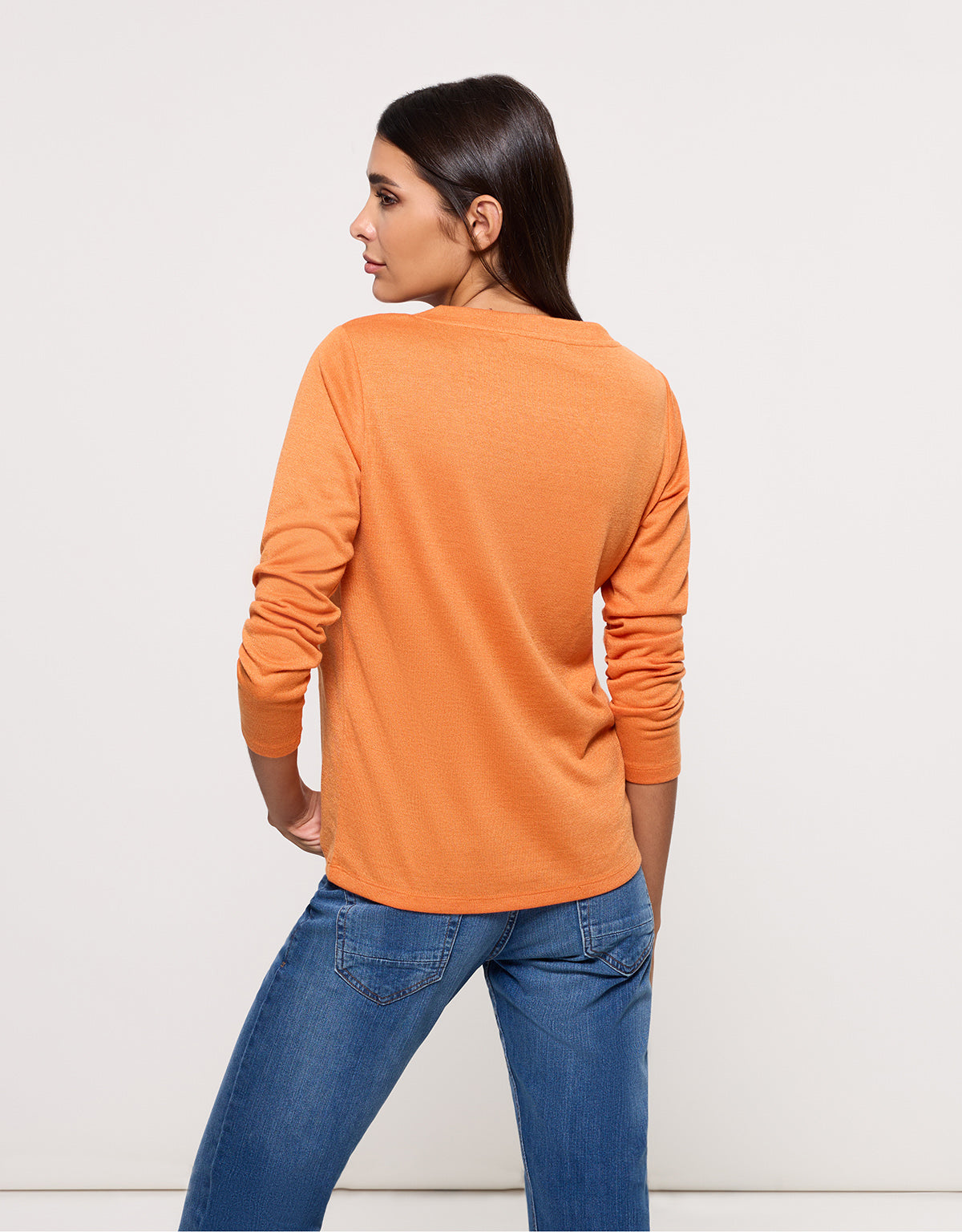 Camiseta Manga Larga Naranja - Imarama 4