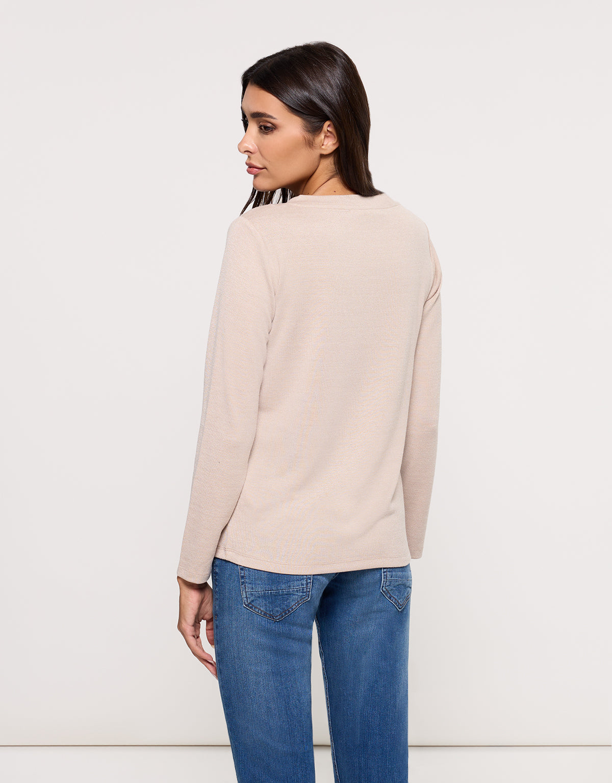 Camiseta Manga Larga Beige - Imarama 4