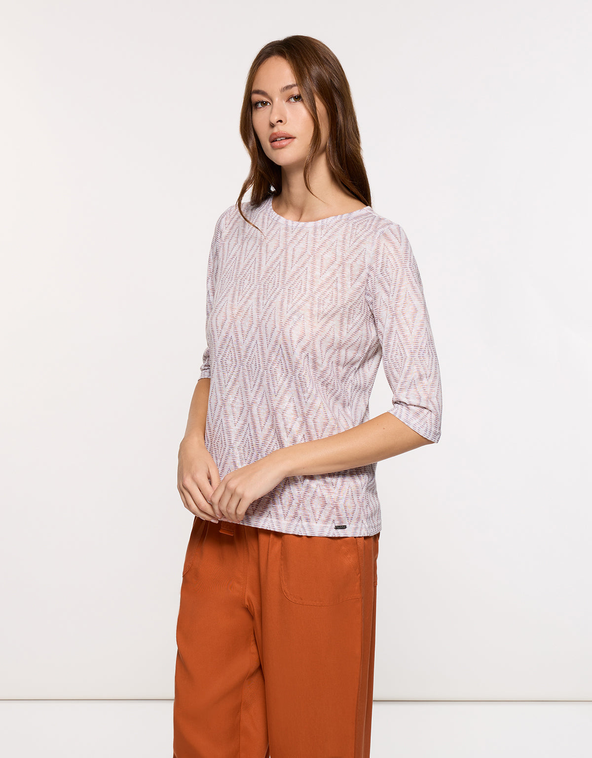 Camiseta Manga Media Beige - Alcavista 3