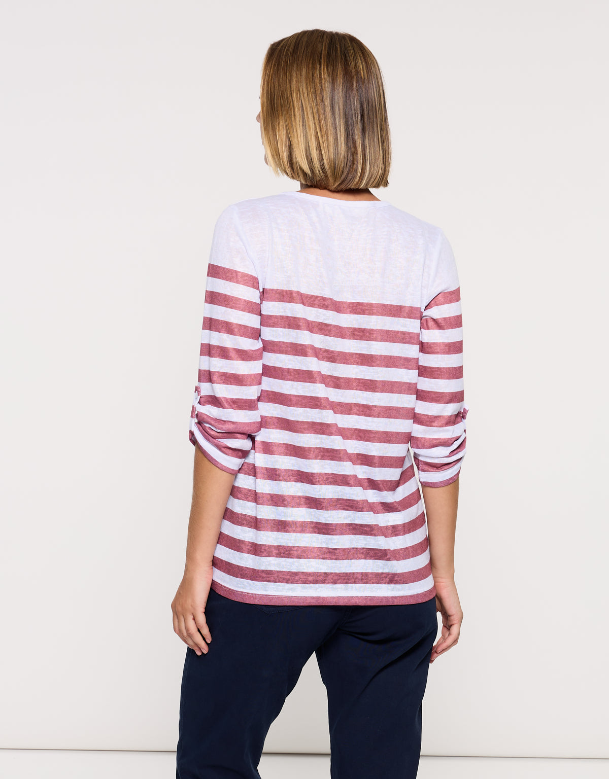 Camiseta Manga Media Rosa - Malberry 4