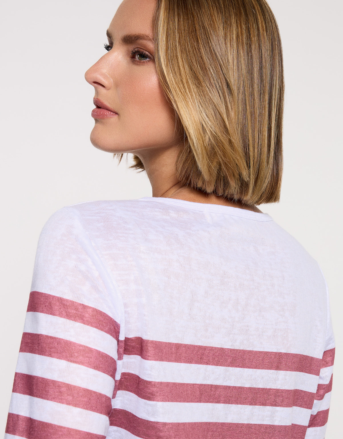 Camiseta Manga Media Rosa - Malberry 5