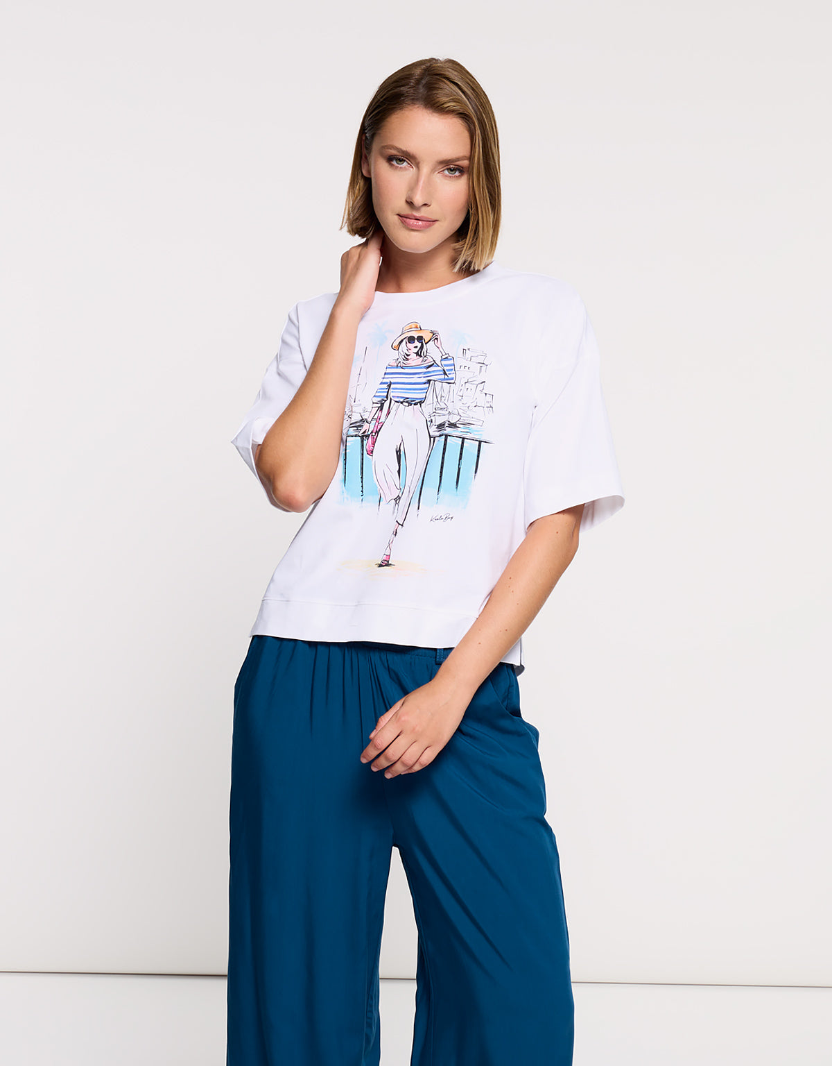 Camiseta Manga Corta Blanco - Fregur