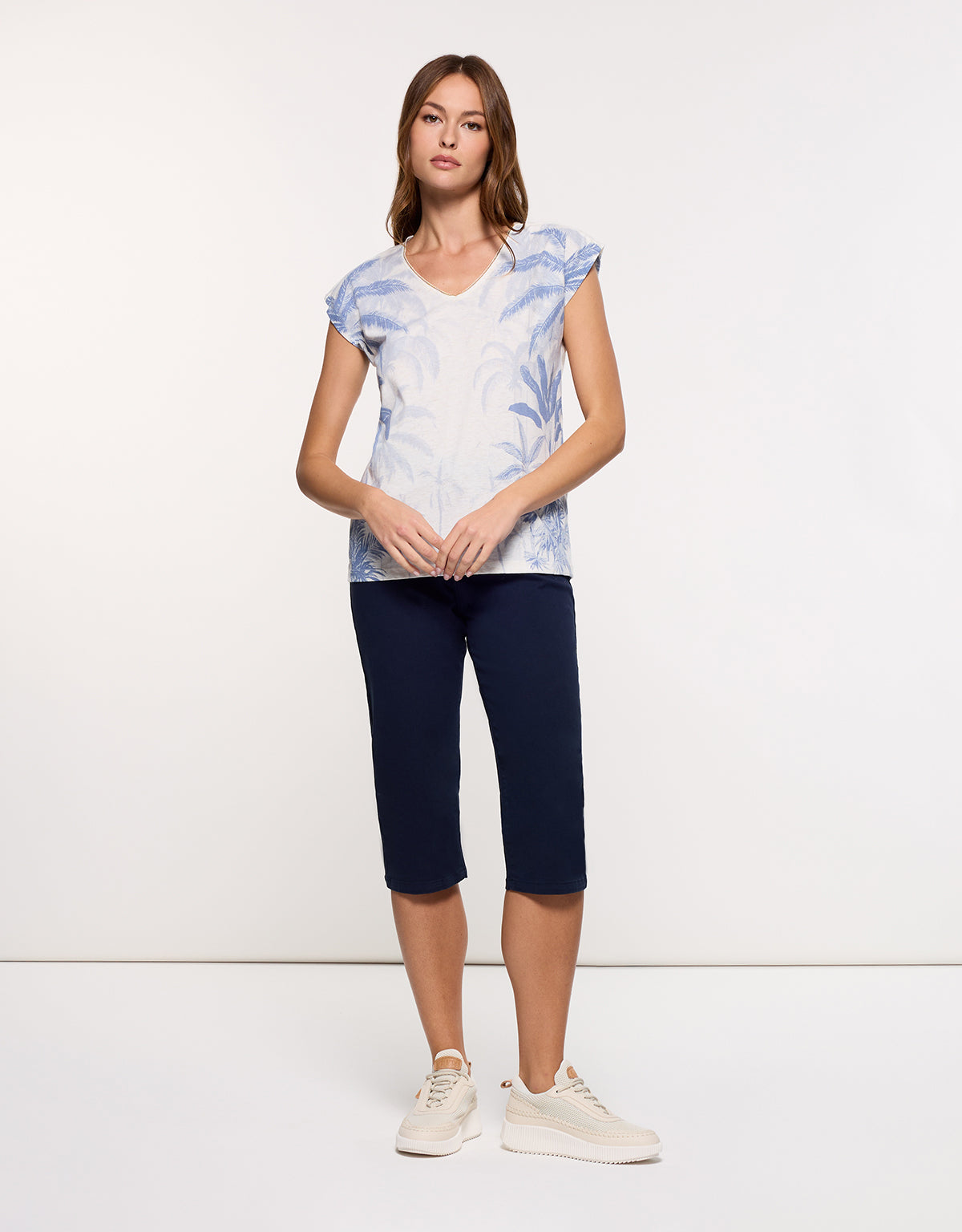 Camiseta Manga Corta Azul - Leaverna 7