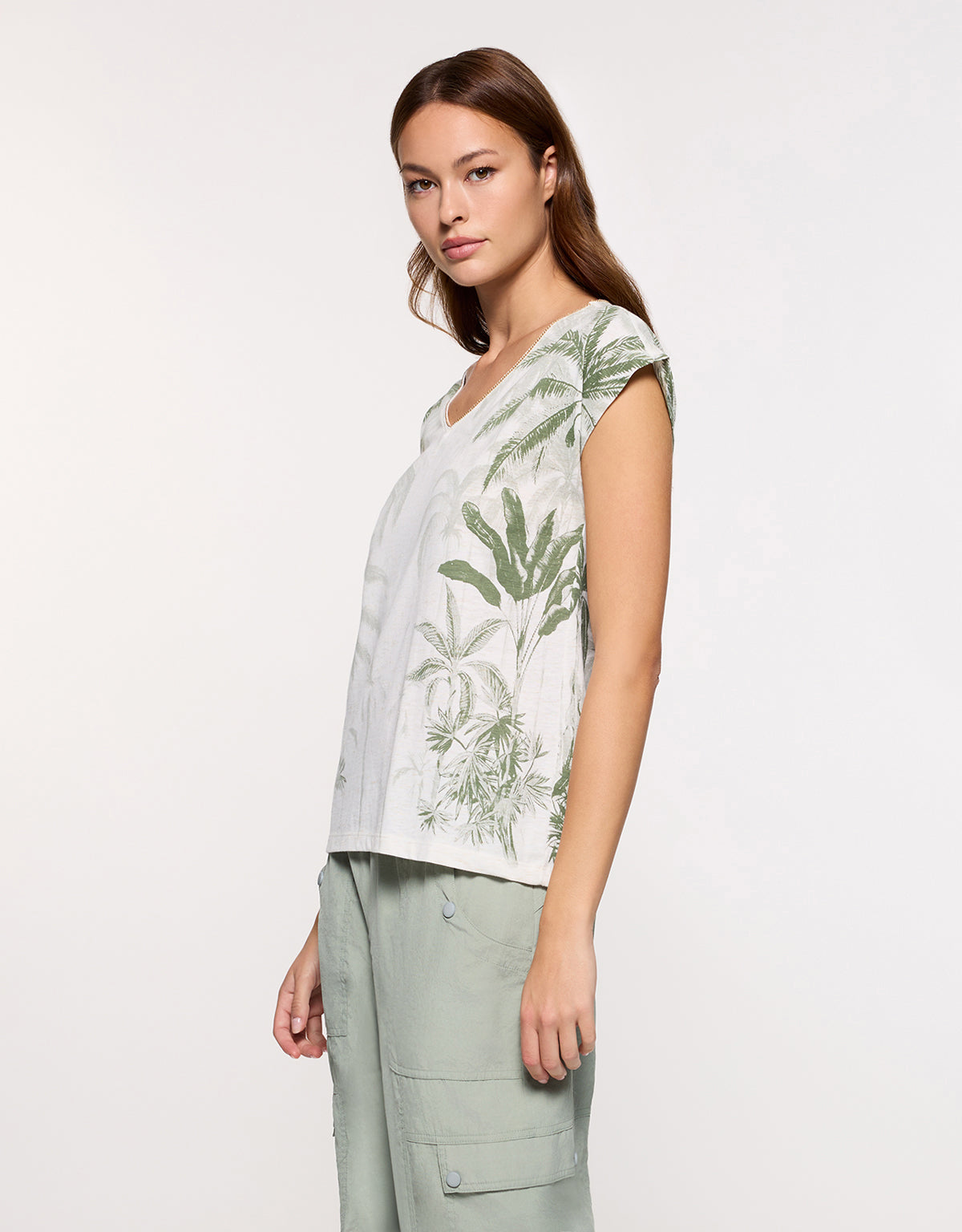 Camiseta Manga Corta Verde - Leaverna 3