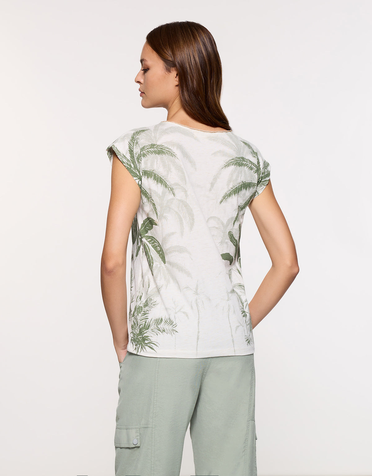 Camiseta Manga Corta Verde - Leaverna 4