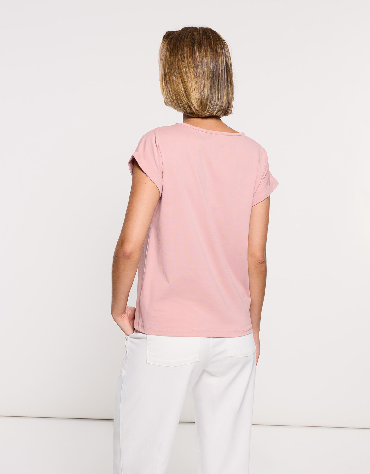 Camiseta Manga Corta Rosa - Kalosa 4