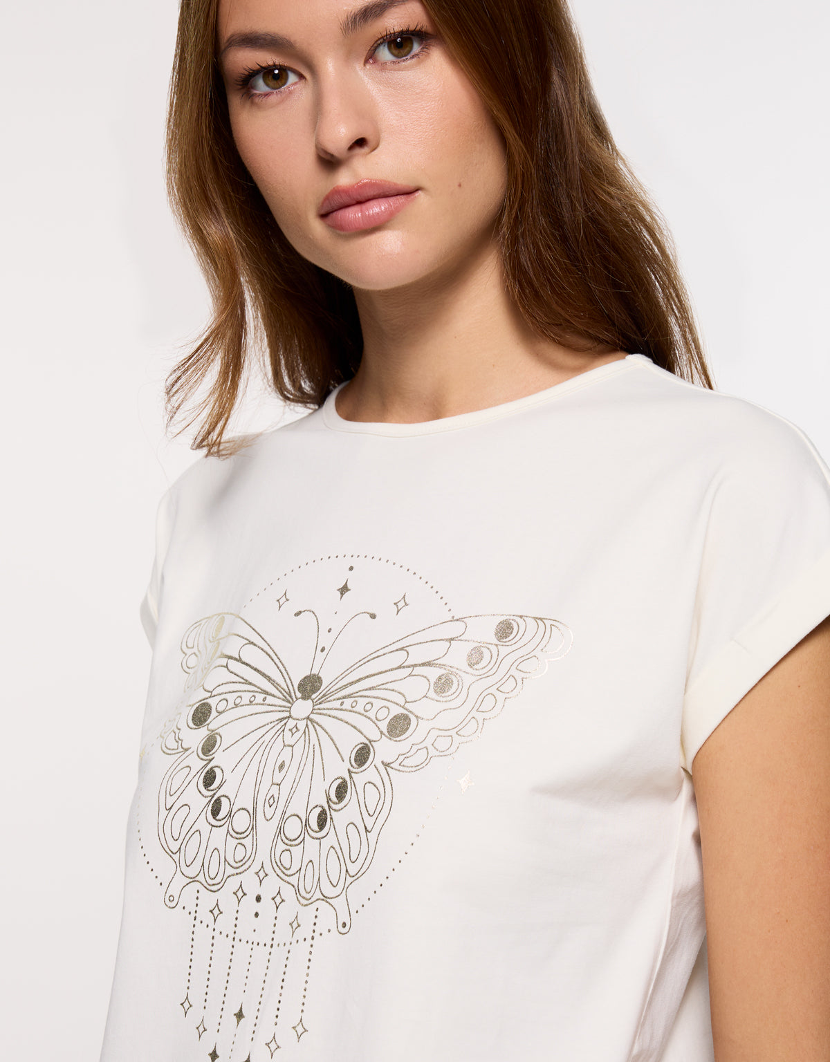 Camiseta Manga Corta Beige - Kalosa 2