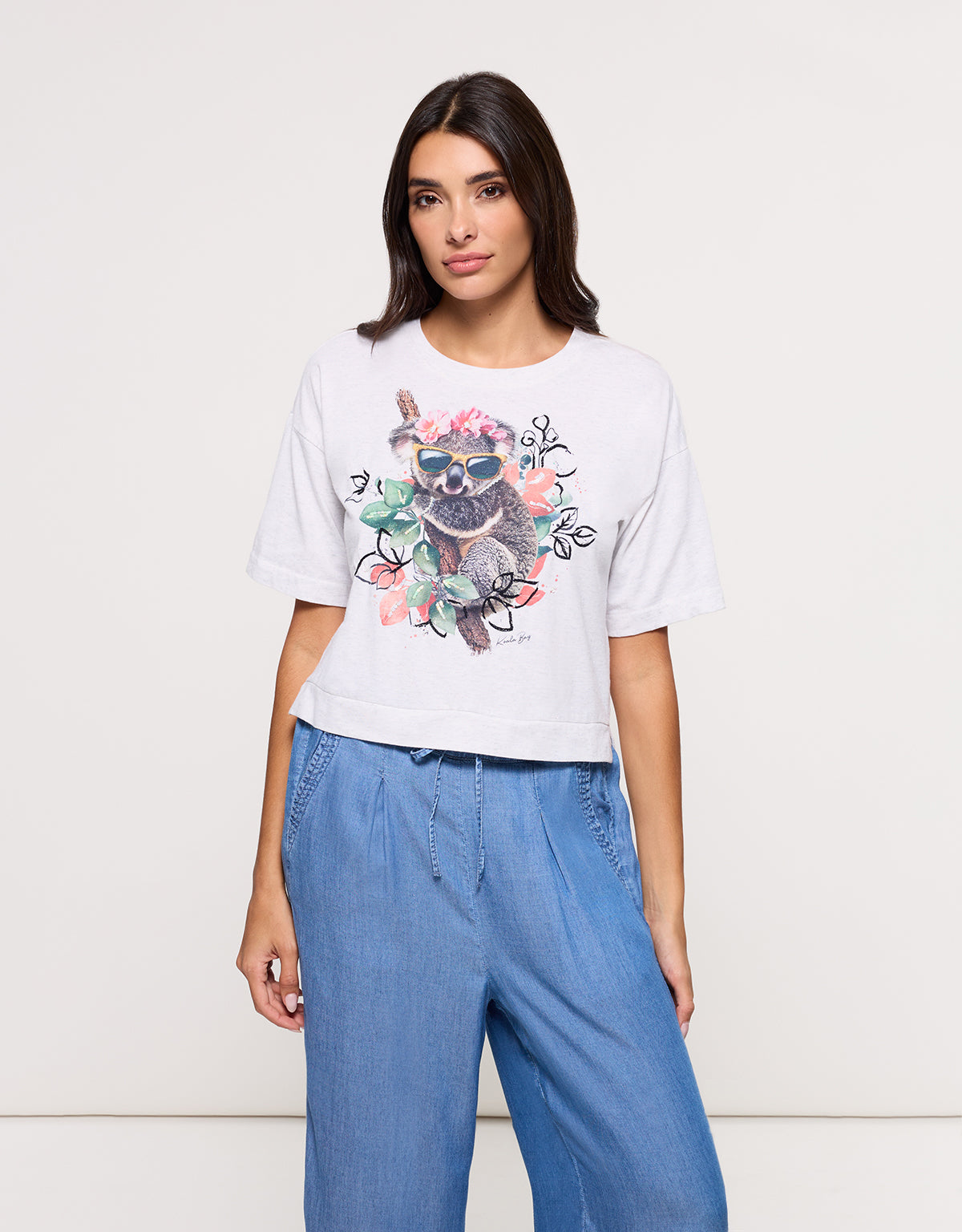 Camiseta Manga Corta Gris Claro - Kolala 1