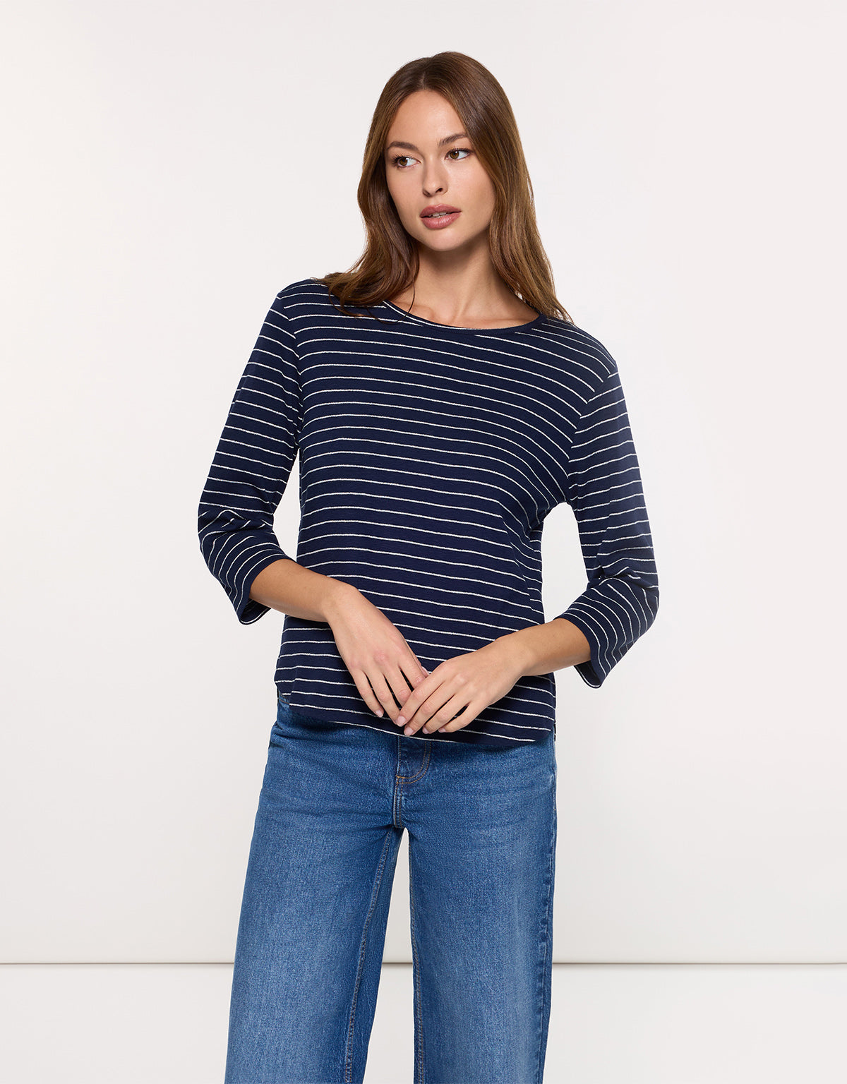 Camiseta Rayas Azul Marino - Teluk