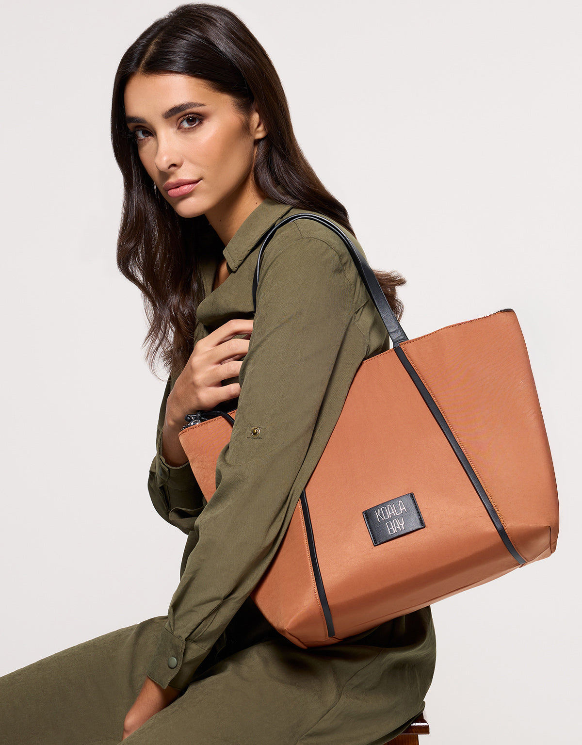 Bolso Shopper Marrón - Tais 1