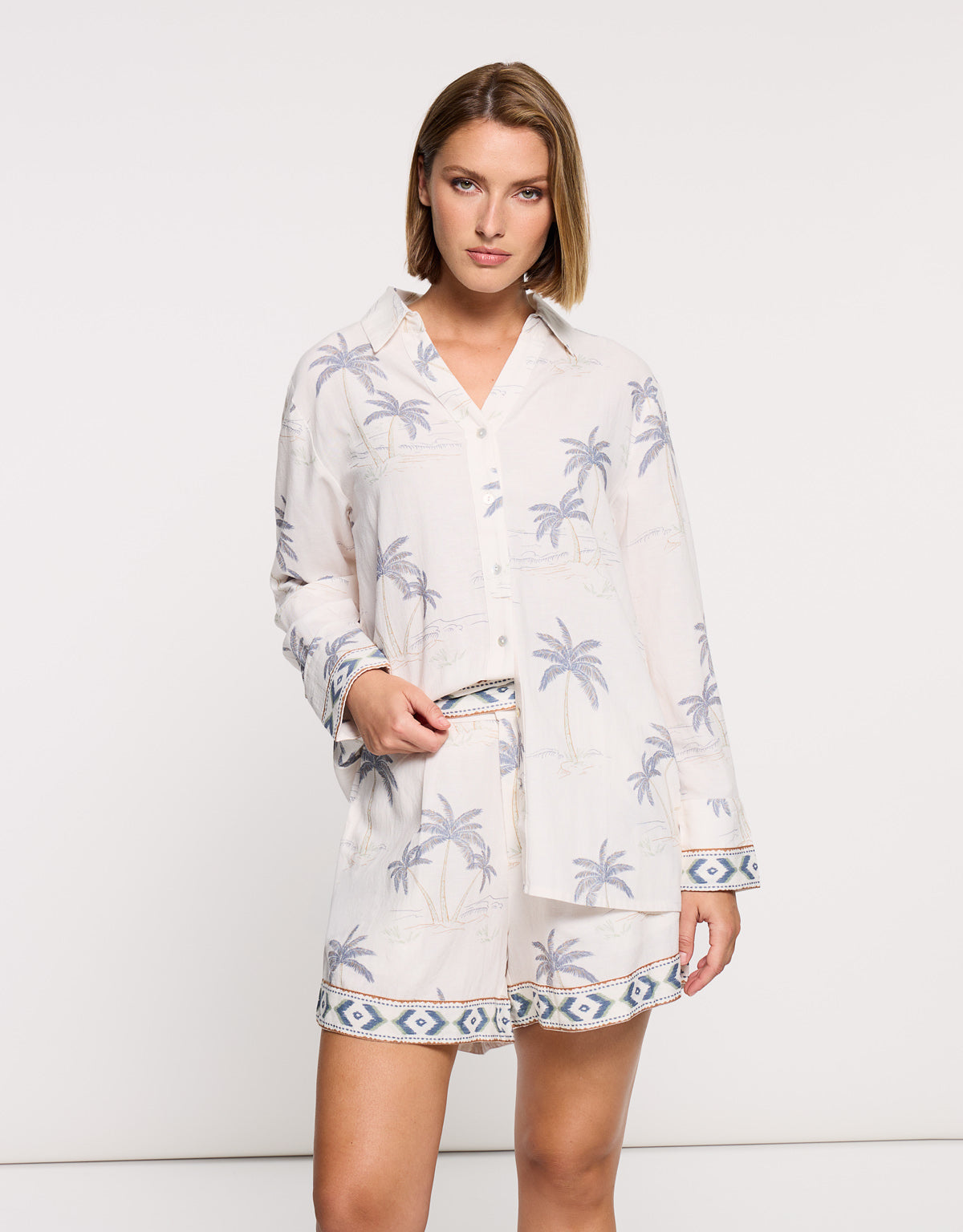 Camisa Manga Larga Blanco - Calmin