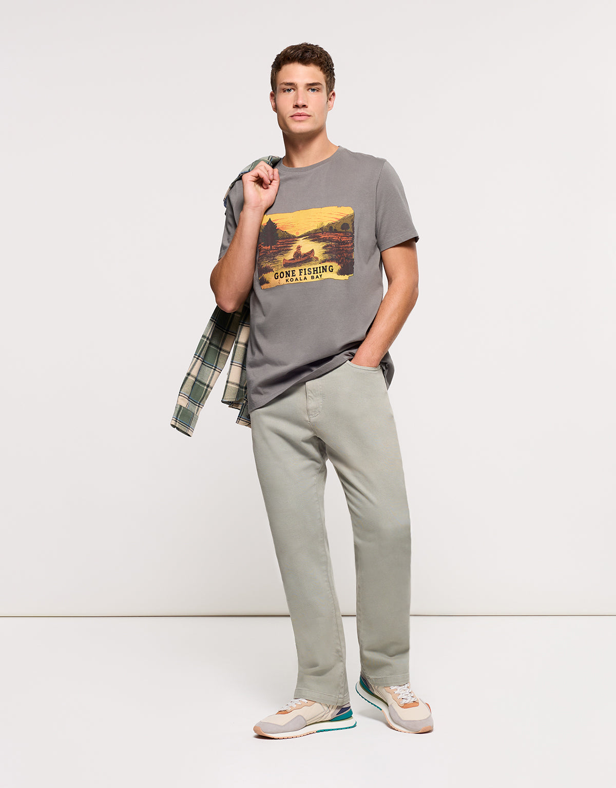 Camiseta Manga Corta Caqui - Chilydos 7