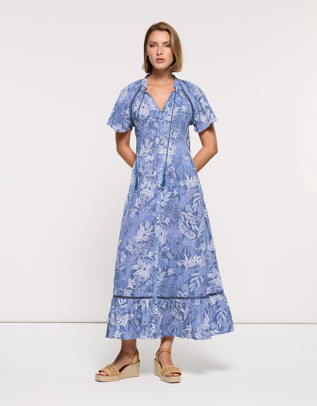 Vestido Midi Azul - Yelokis