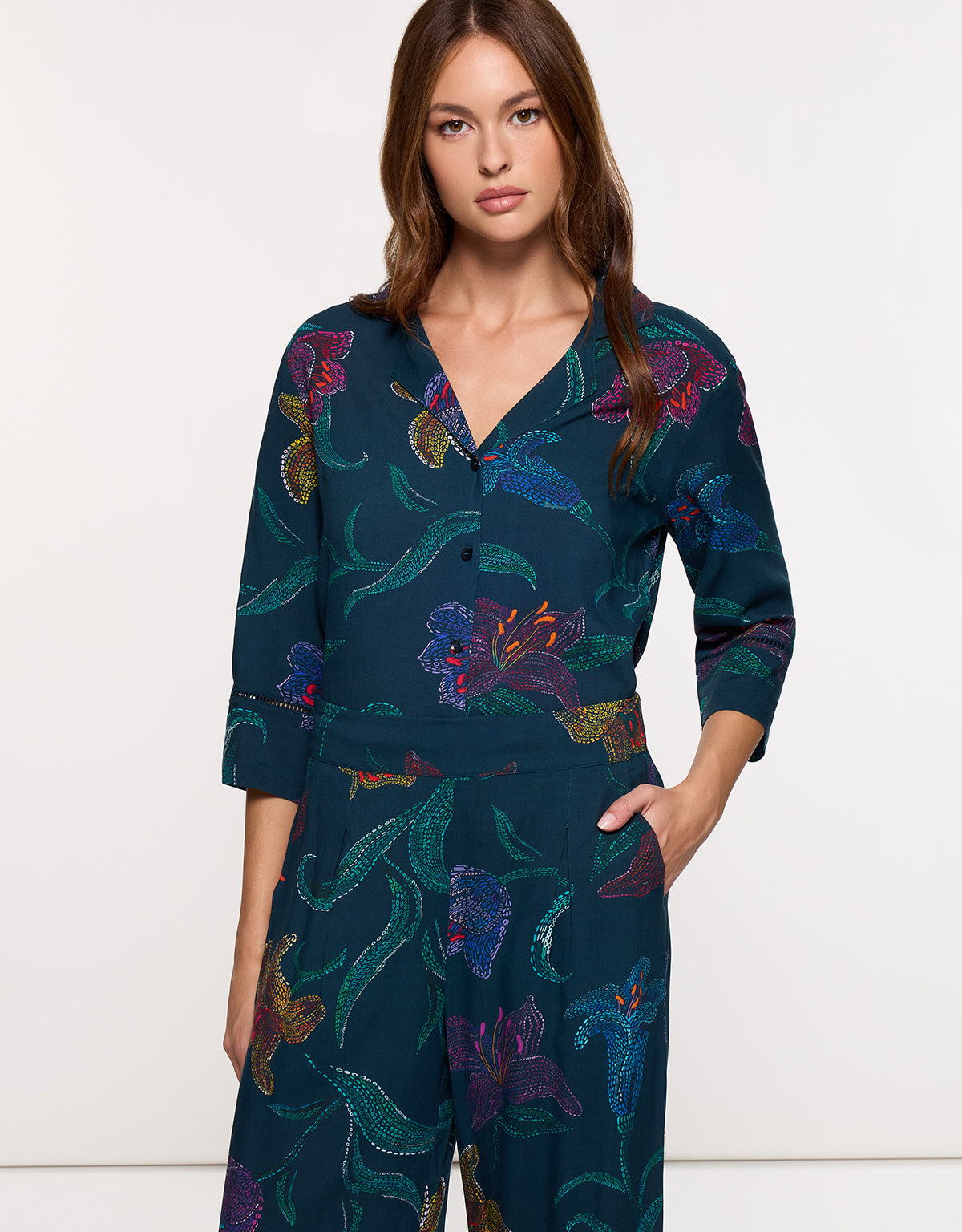 Pantalón Largo Multicolor - Florpan 2