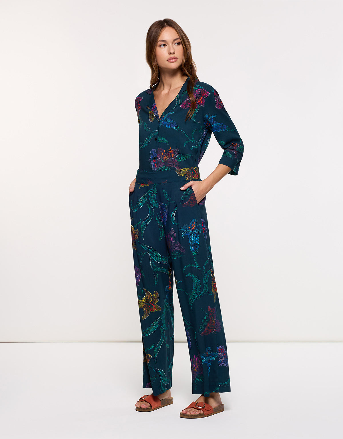 Pantalón Largo Multicolor - Florpan 6