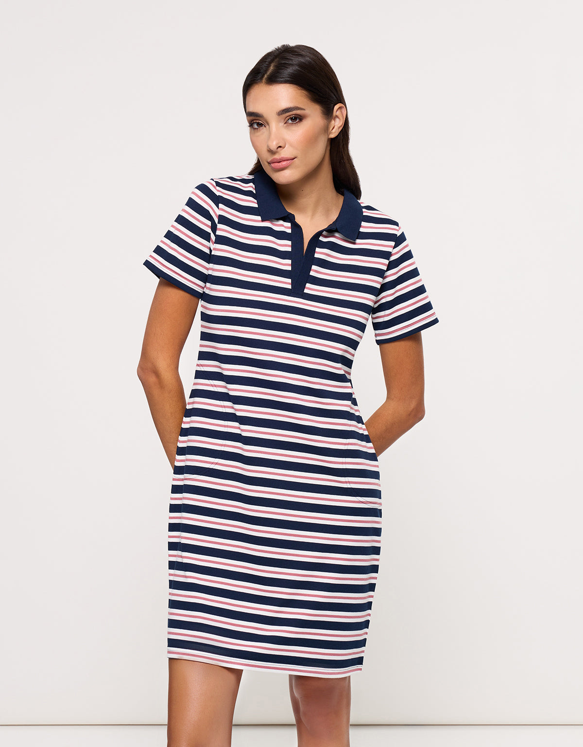 Vestido corto Rosa - Marinu 2