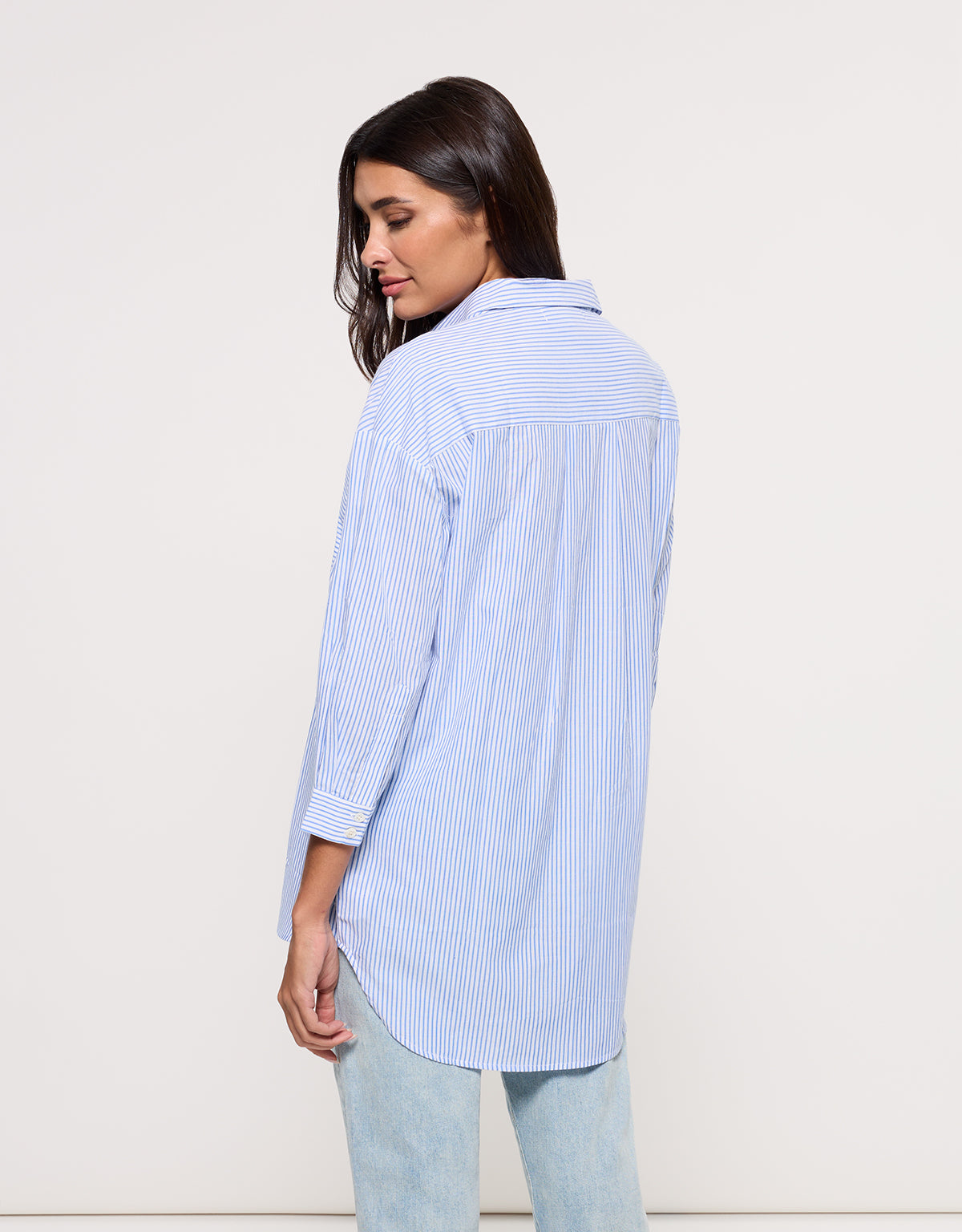 Camisa Manga Larga Azul - Brosabeat 3