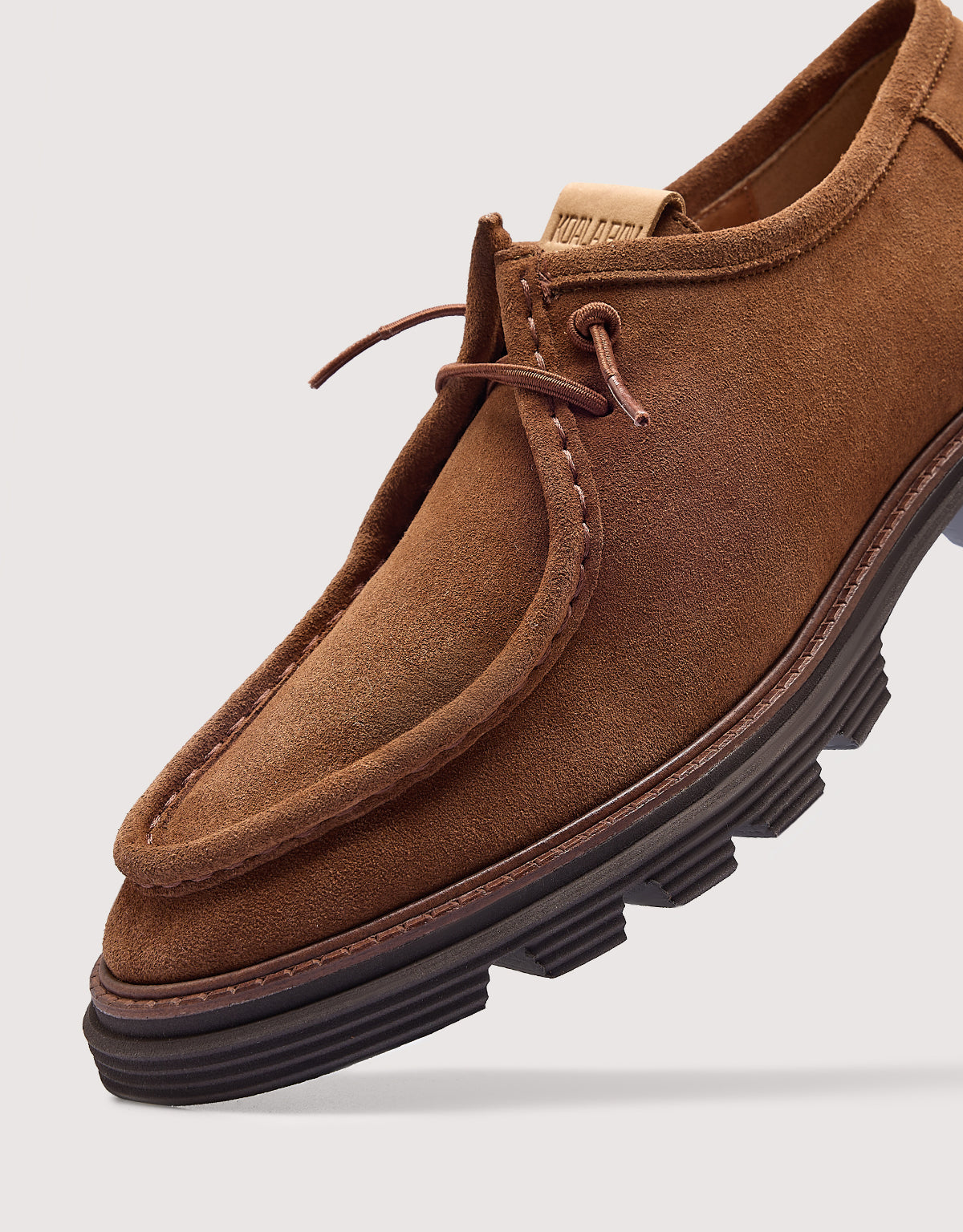 Zapato Wallabee Serraje Marrón - Rocky 5