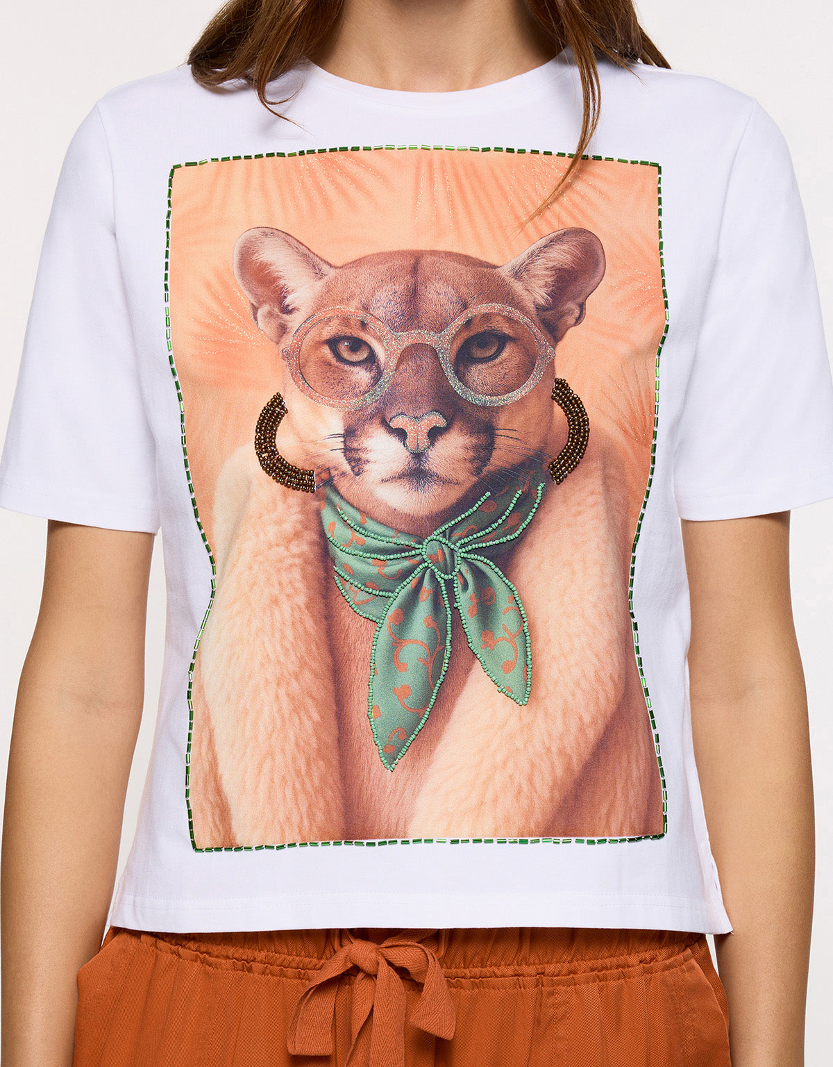 Camiseta Manga Corta Blanco - Tigralax 5