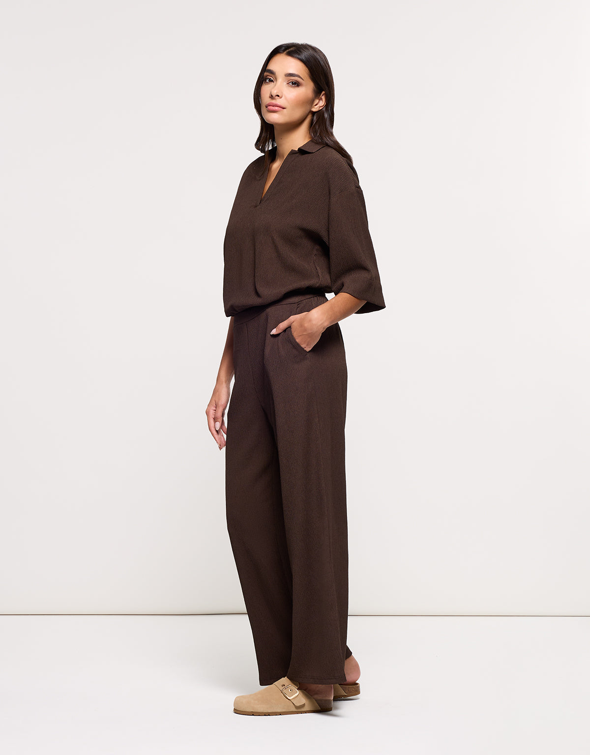 Pantalón Largo Marrón - Ponts 6