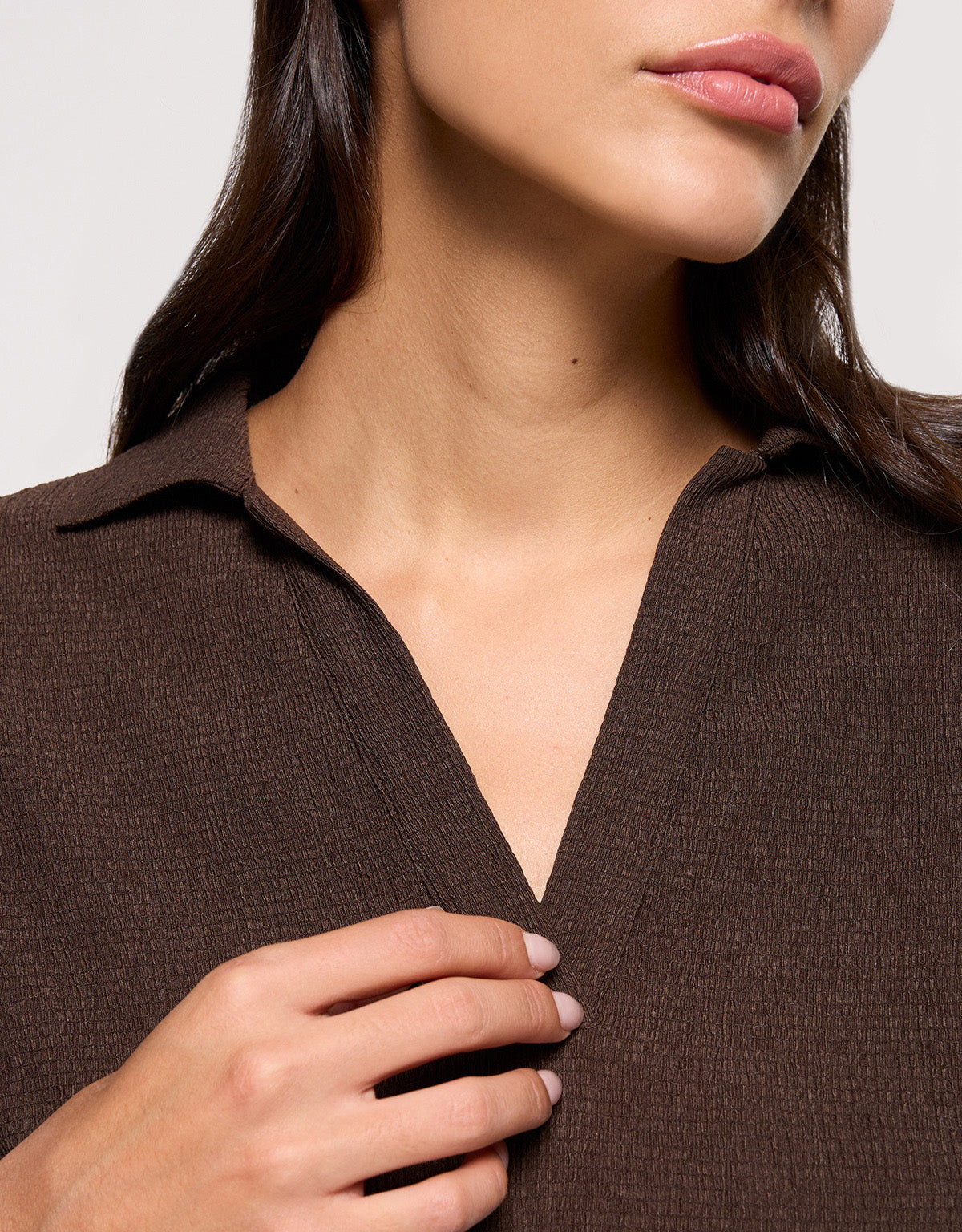 Camisa Manga Larga Marrón - Ponti 7