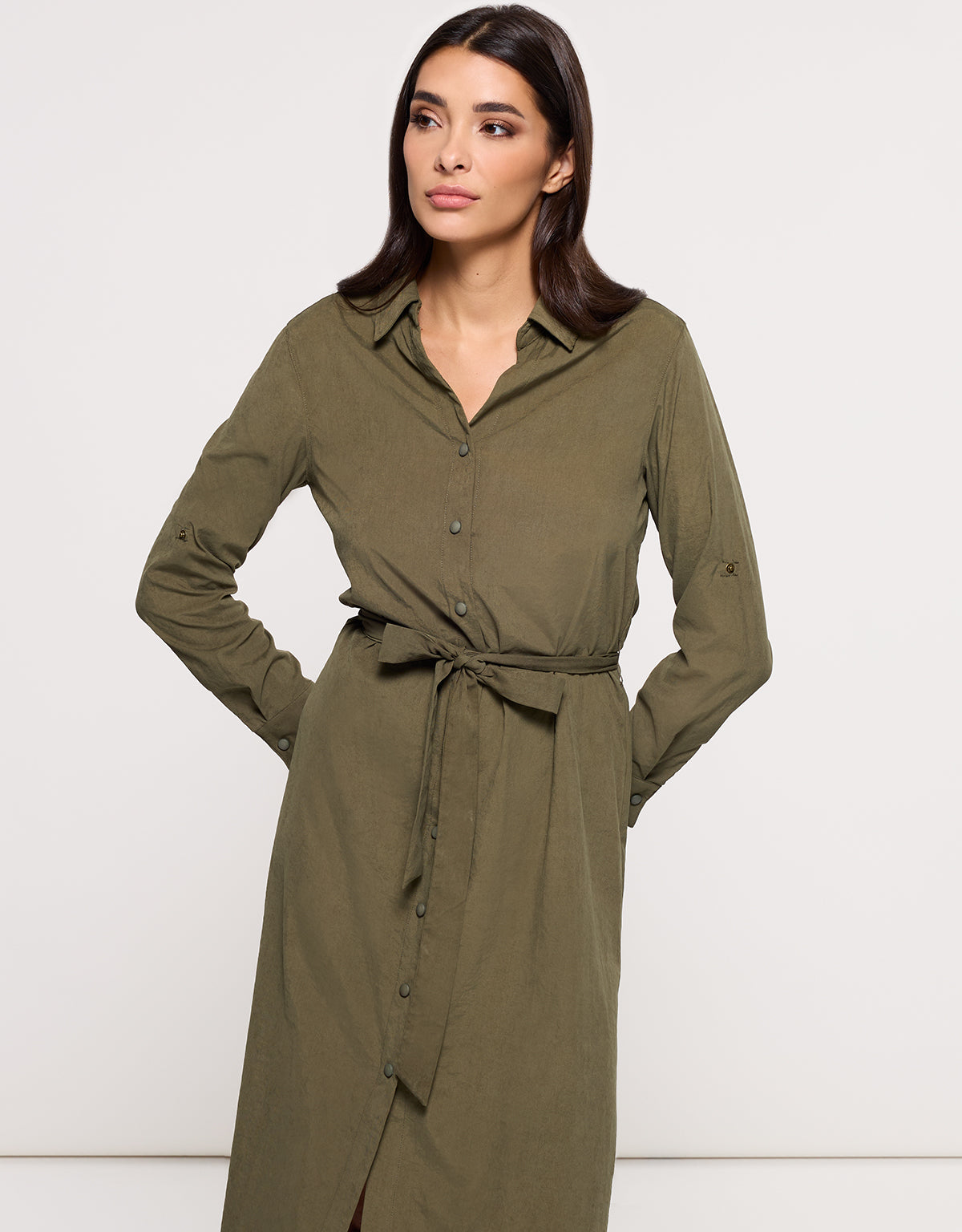 Vestido Midi Caqui - Veronico 2