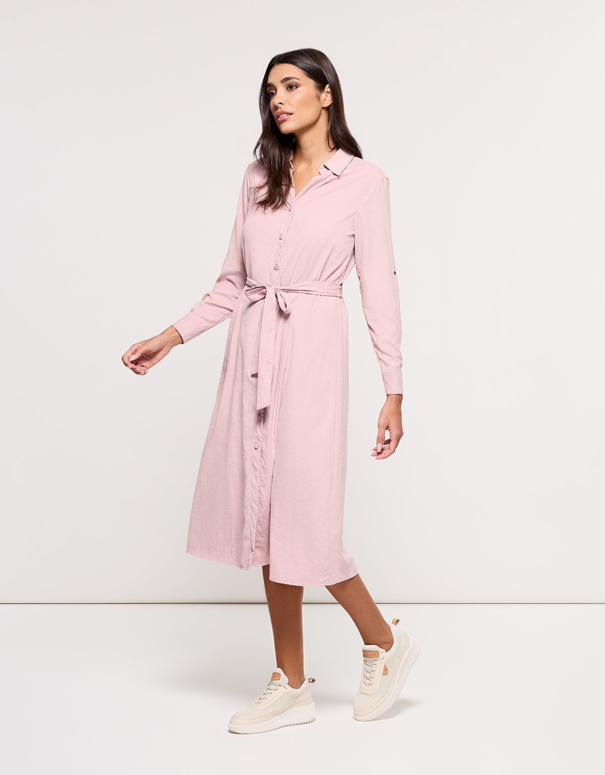 Vestido Midi Rosa Palo - Veronico 3