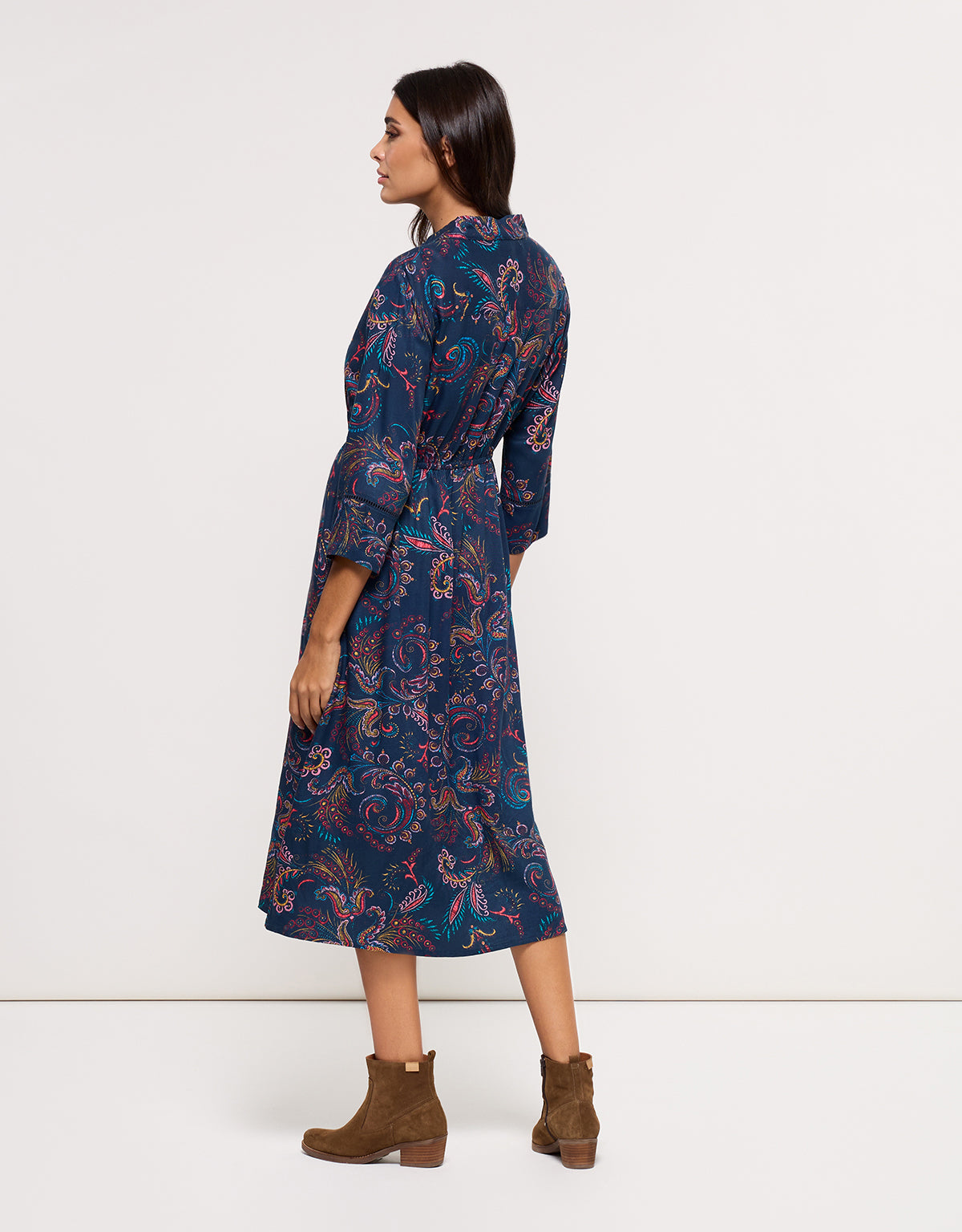 Vestido Midi Azul Marino - Hedres 4